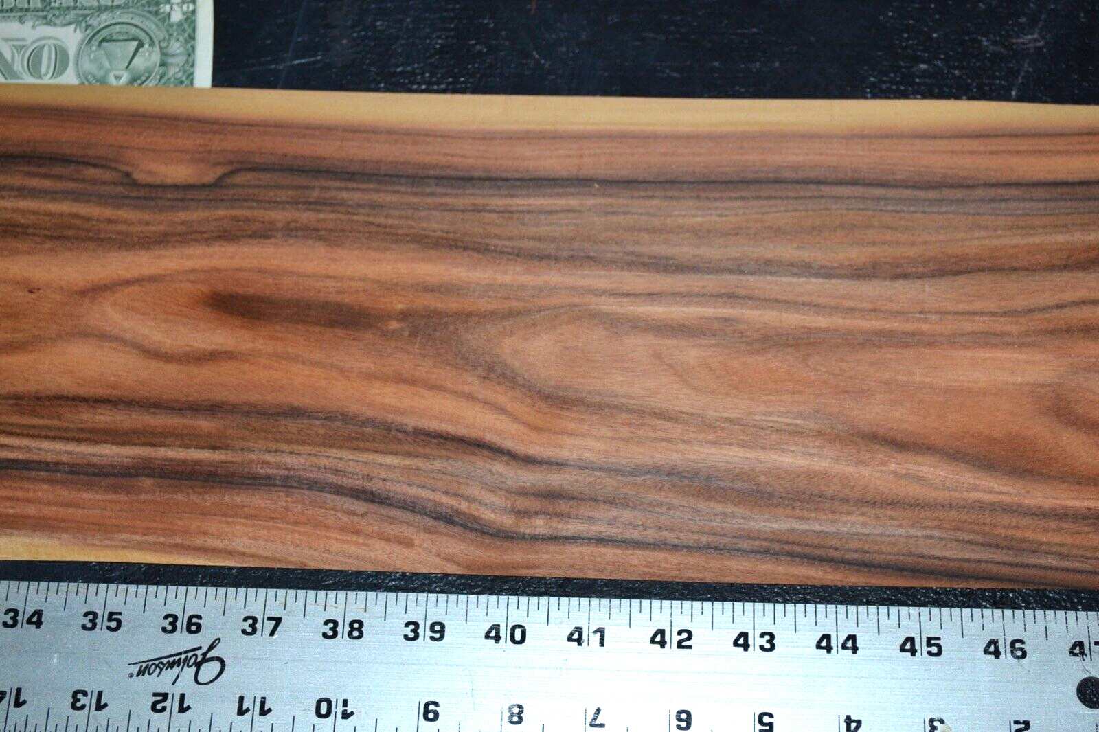 Pau Ferro Raw Wood Veneer Sheet 7 x 62 inches 1/42nd 3K4667-26