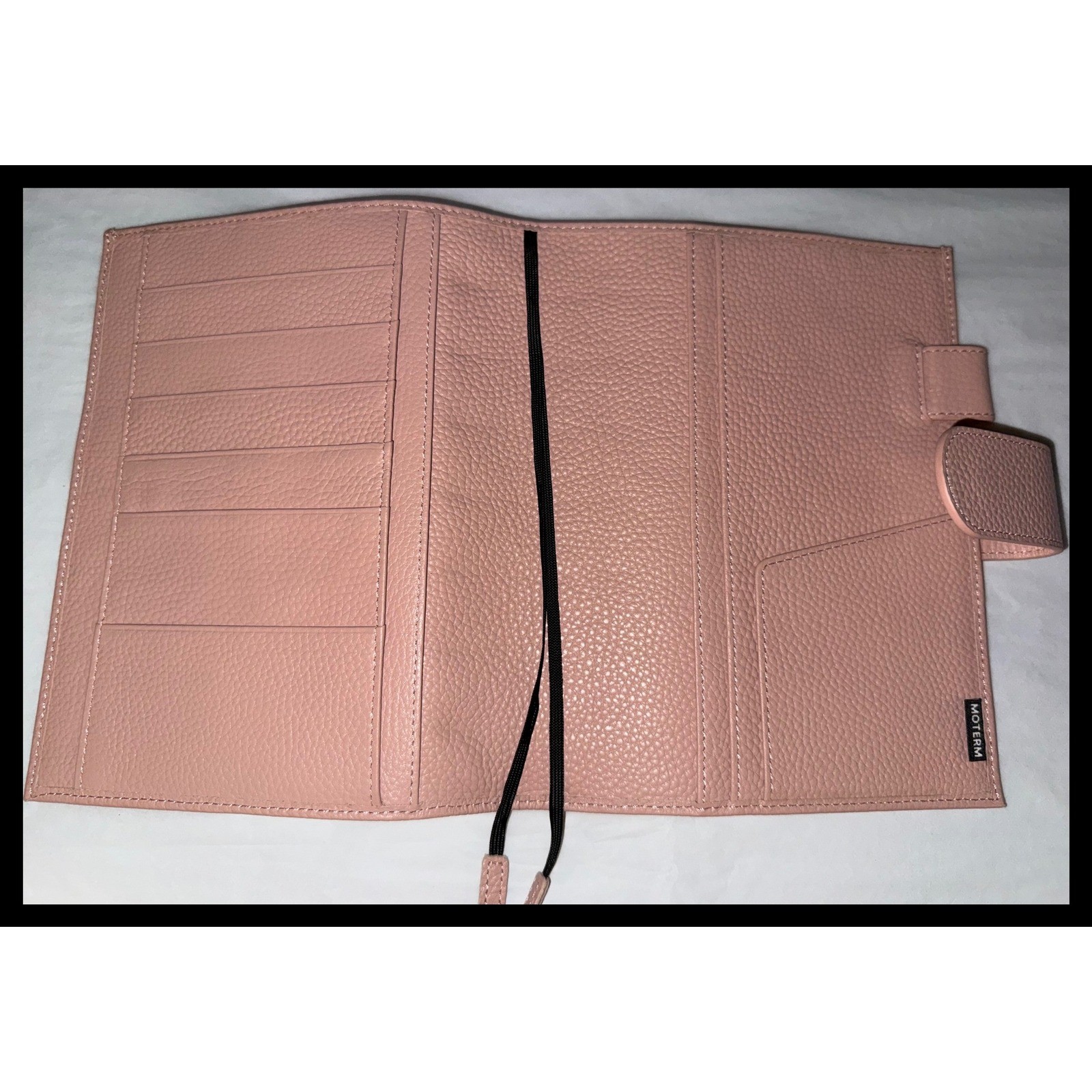 Moterm Planner Cover A5 Pink Pebbled Leather Fits Hobonichi Cousin Stalogy