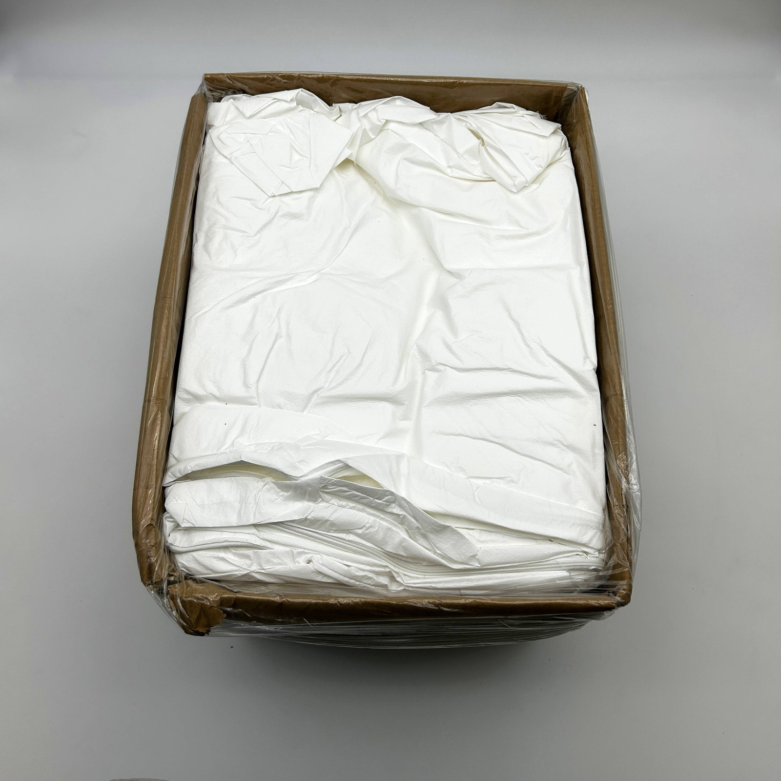 Kleenguard 38922 Coveralls A35 Sz 4XL Disposable White Zippered Front 25pk/Case