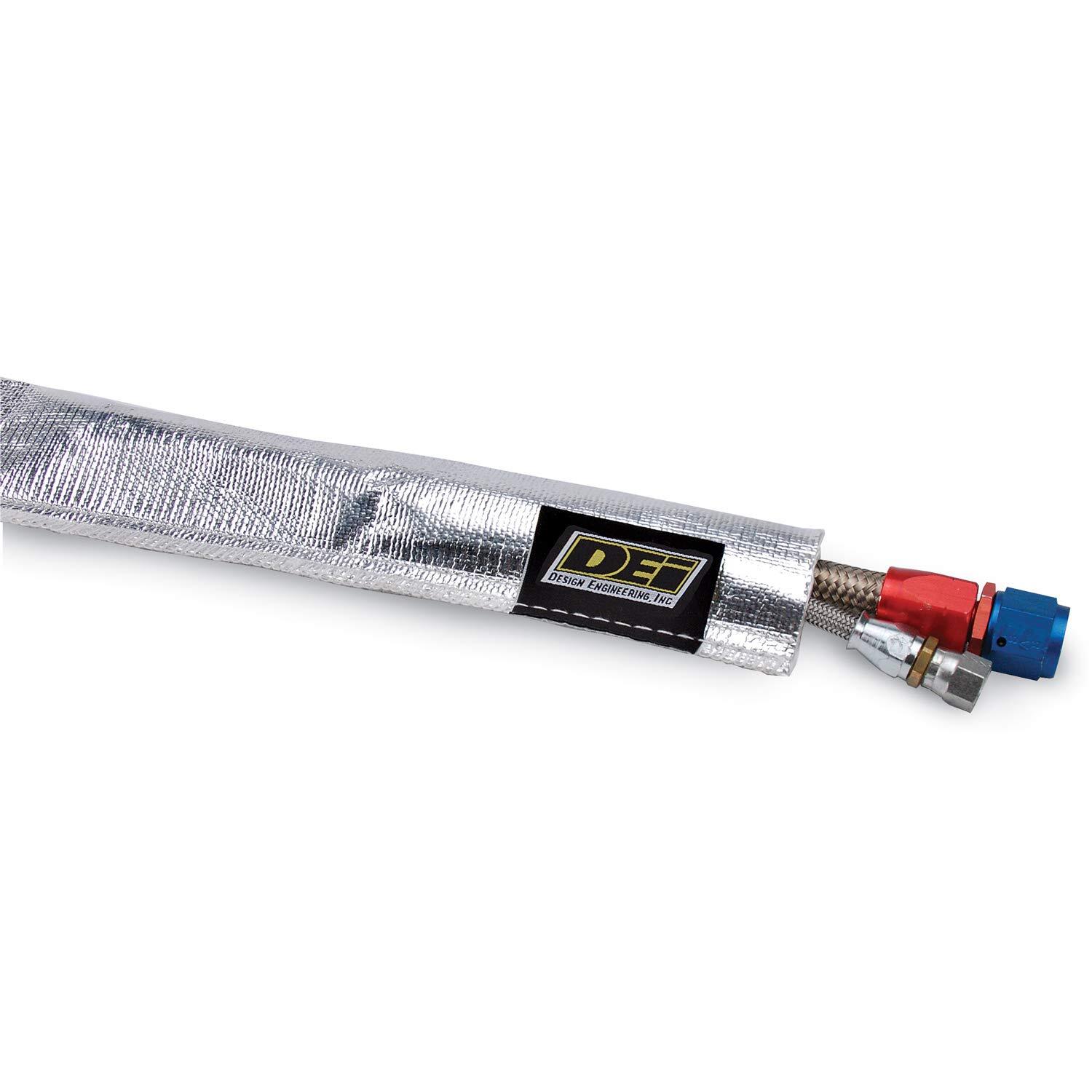 Aluminized Heat Sheath for Wires Cables Hoses Extreme Heat Protection 80 Char…