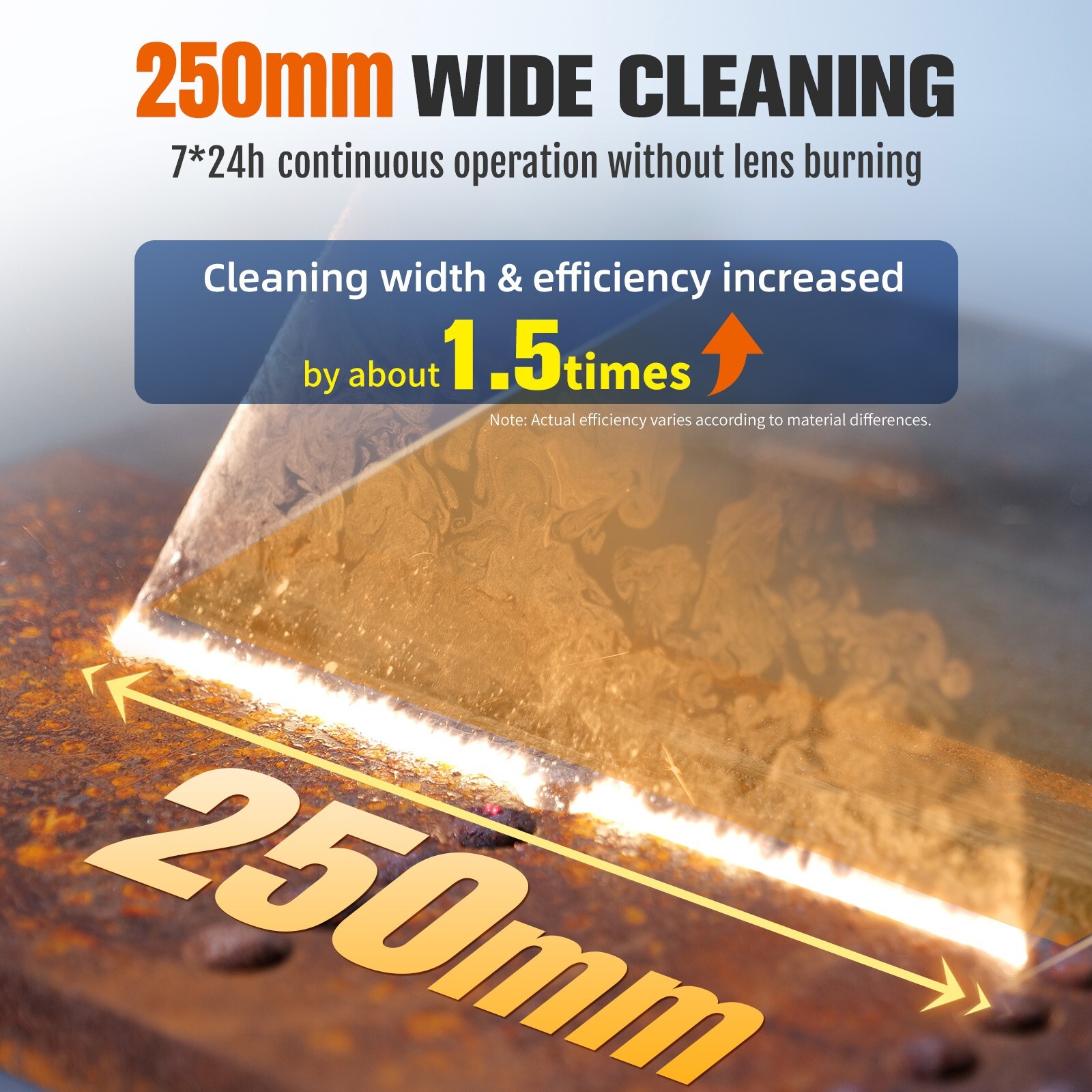 1500W ALC-1500 Air-Cooled Continuous Laser Rust Cleaning Machine Laser Cleaner