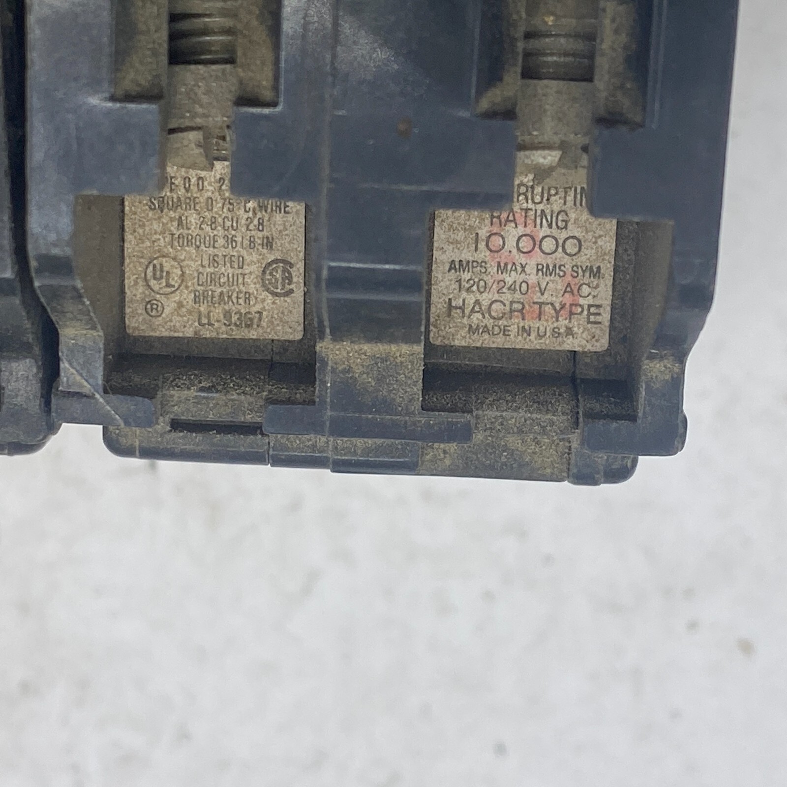 Lot of 3 Square D 2-Pole 20A 120/240V Circuit Breakers Mix Type QO & QOB OEM ✅