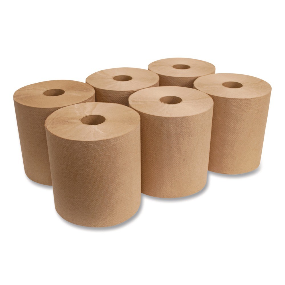 Boardwalk 16GREEN 1-Ply 8″ x 800′ Green Universal Roll Towels (6 RL/CT) New