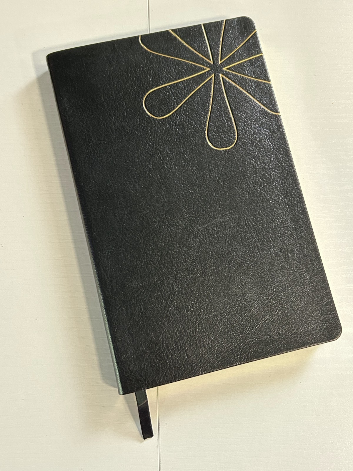 Erin Condren Take Note Classic Lined Notebook Flexible Black Cover Gold Accents