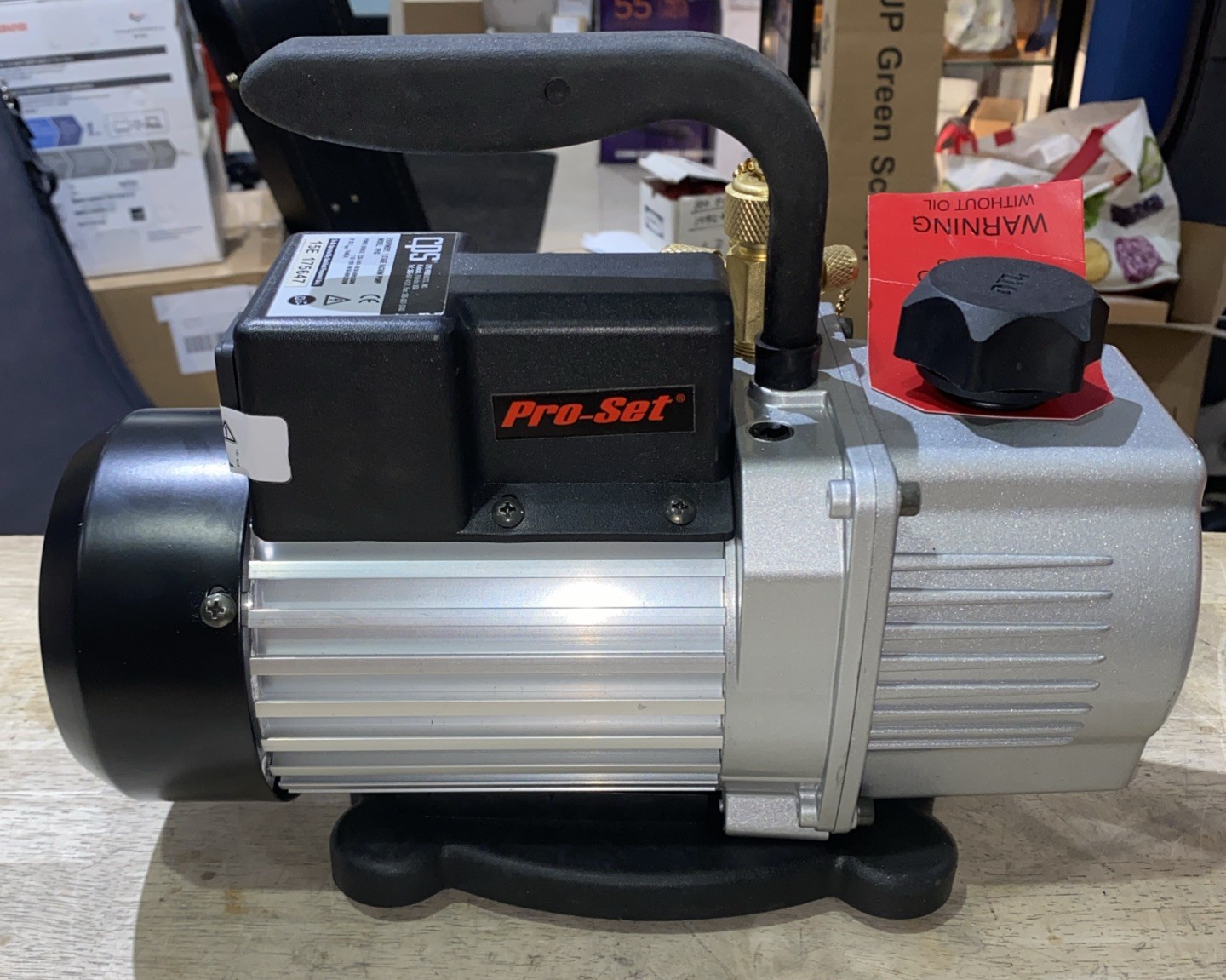 CPS VP4S – Pro Set Single Stage Vacuum Pump, 4 CFM