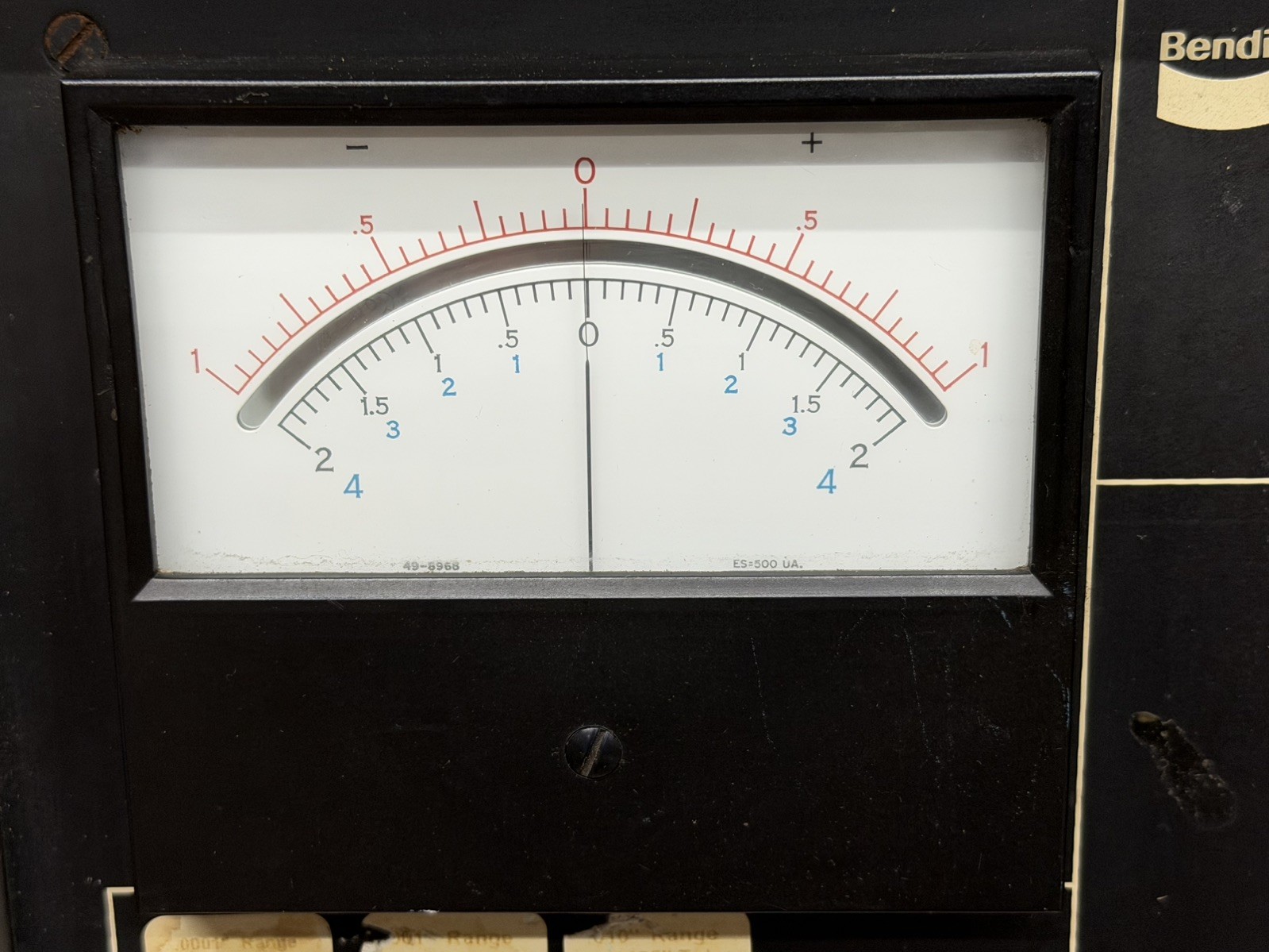 Vintage Bendix Type BX Model I Electronic Indicator Gauge Inspection T-225 Probe