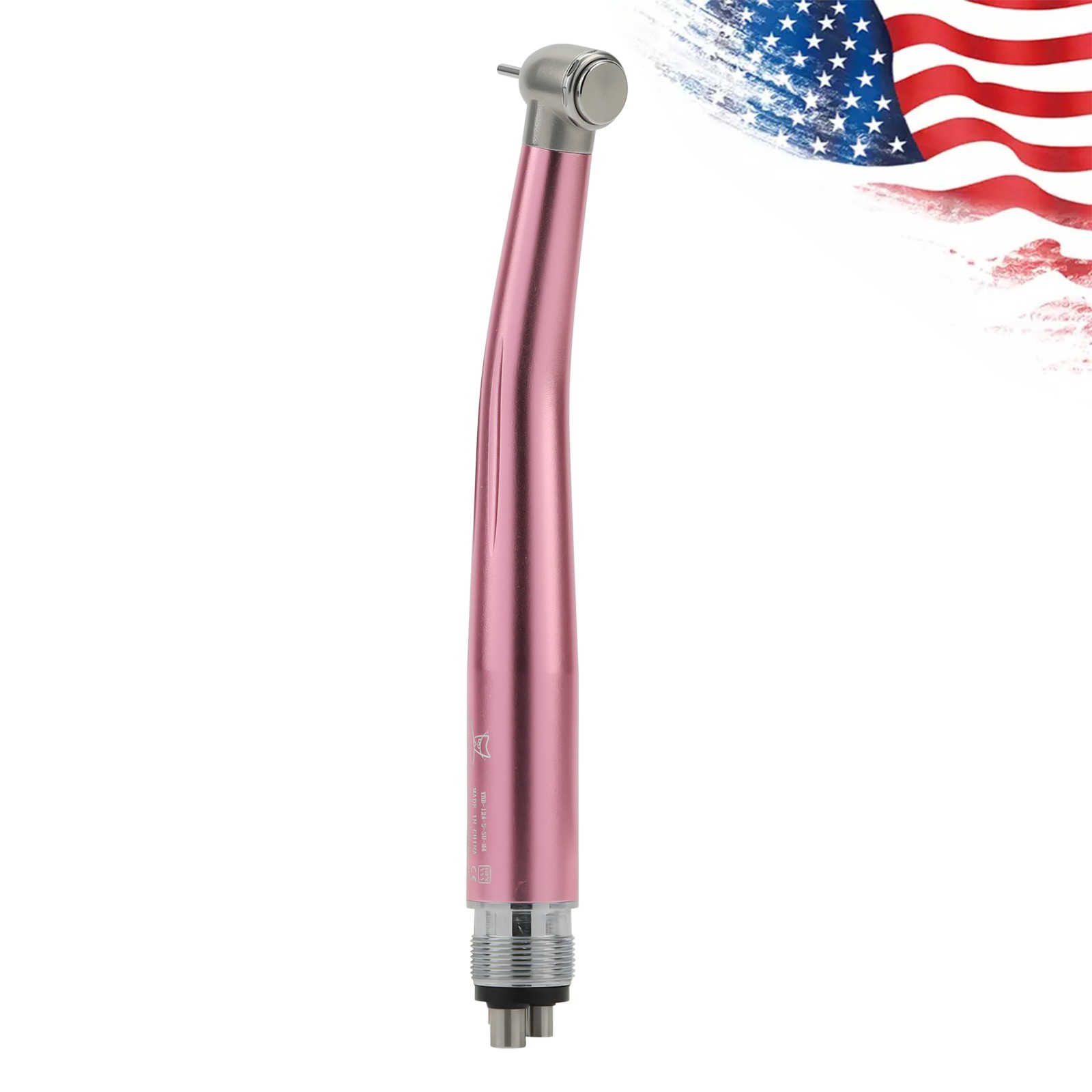 Dental Fast High Speed Handpiece Air Turbine Push Button 4Hole NSK Style Color
