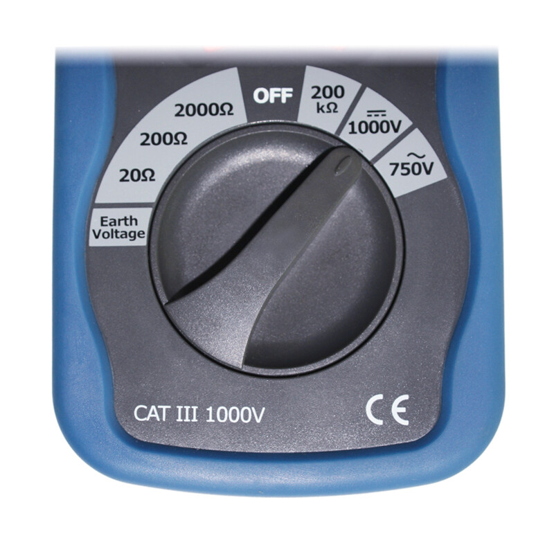 CEM DT-5300 Earth Ground Resistance Testers Backlight Low Battery Indication