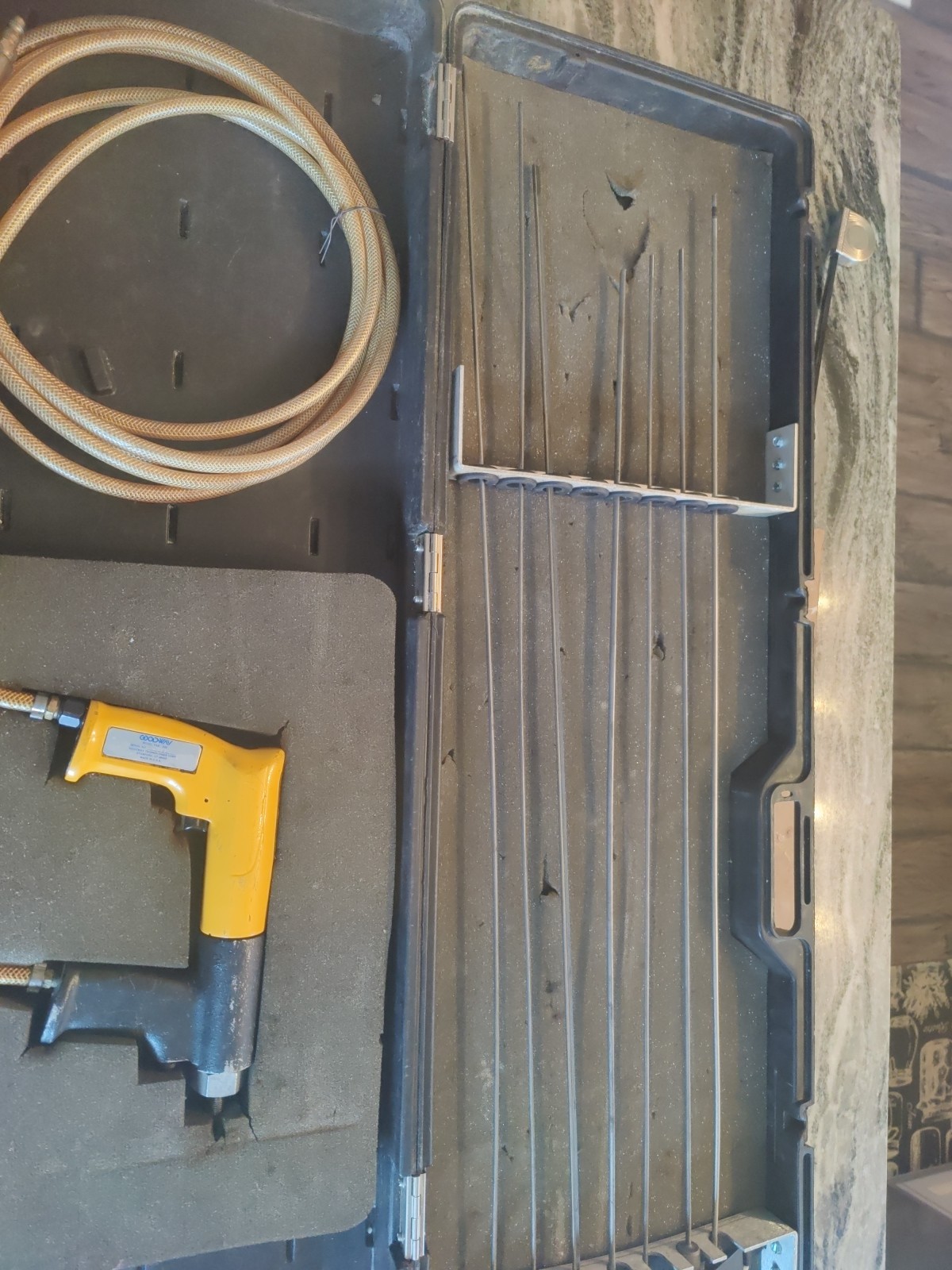 Goodway PSM-500 Tube Cleaning Drill Kit w/ Hollow & Starter Drills & Extras L2