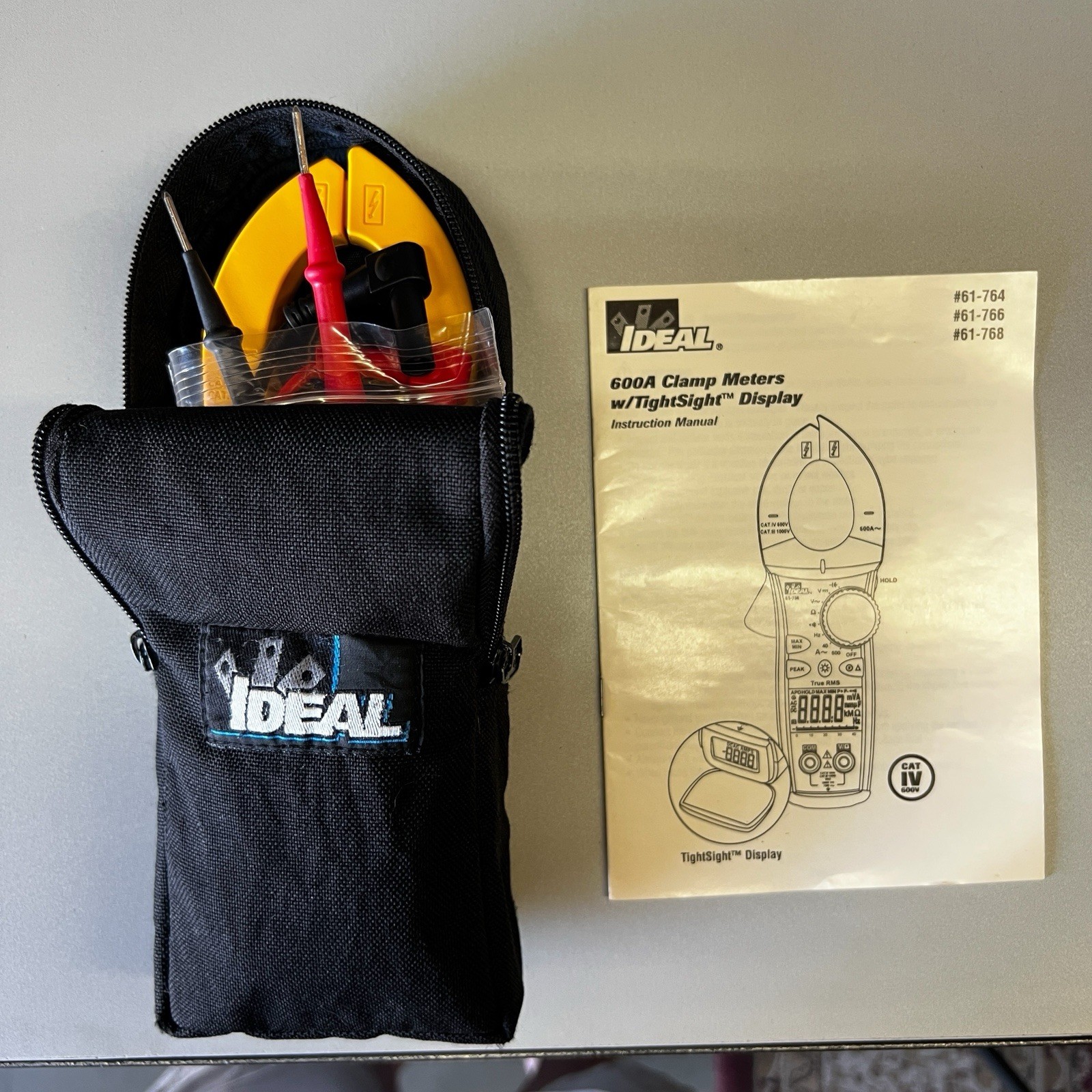 Ideal 61-766 660 Amp 750 VAC 1000 VDC TightSight™ TrueRMS Continuity Clamp Meter