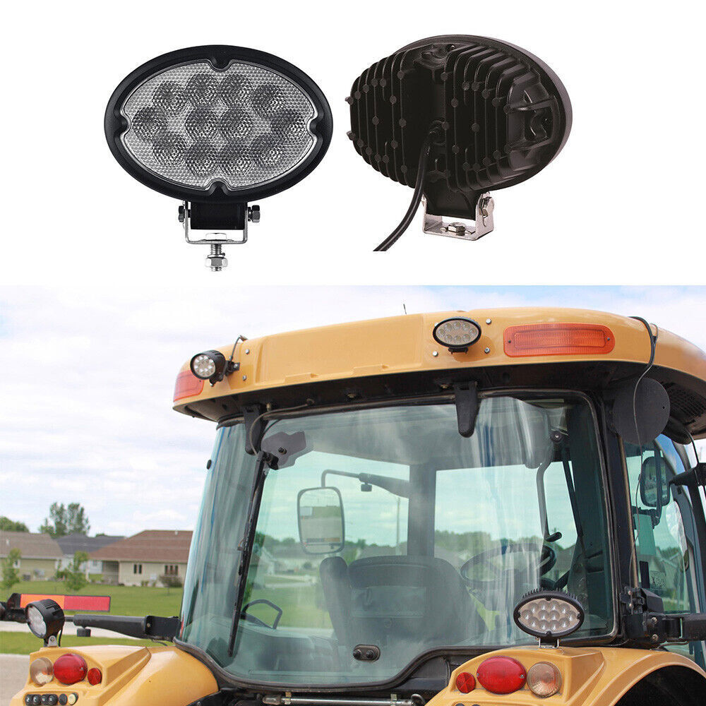36W 4800LM LED Work Light Headlight Flood For Challenger Tractor MT425B MT445B