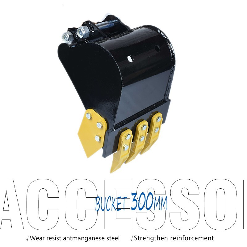 300mm Narrow Bucket Mini Excavator For Mini digger Attachments 0.8-2 ton New