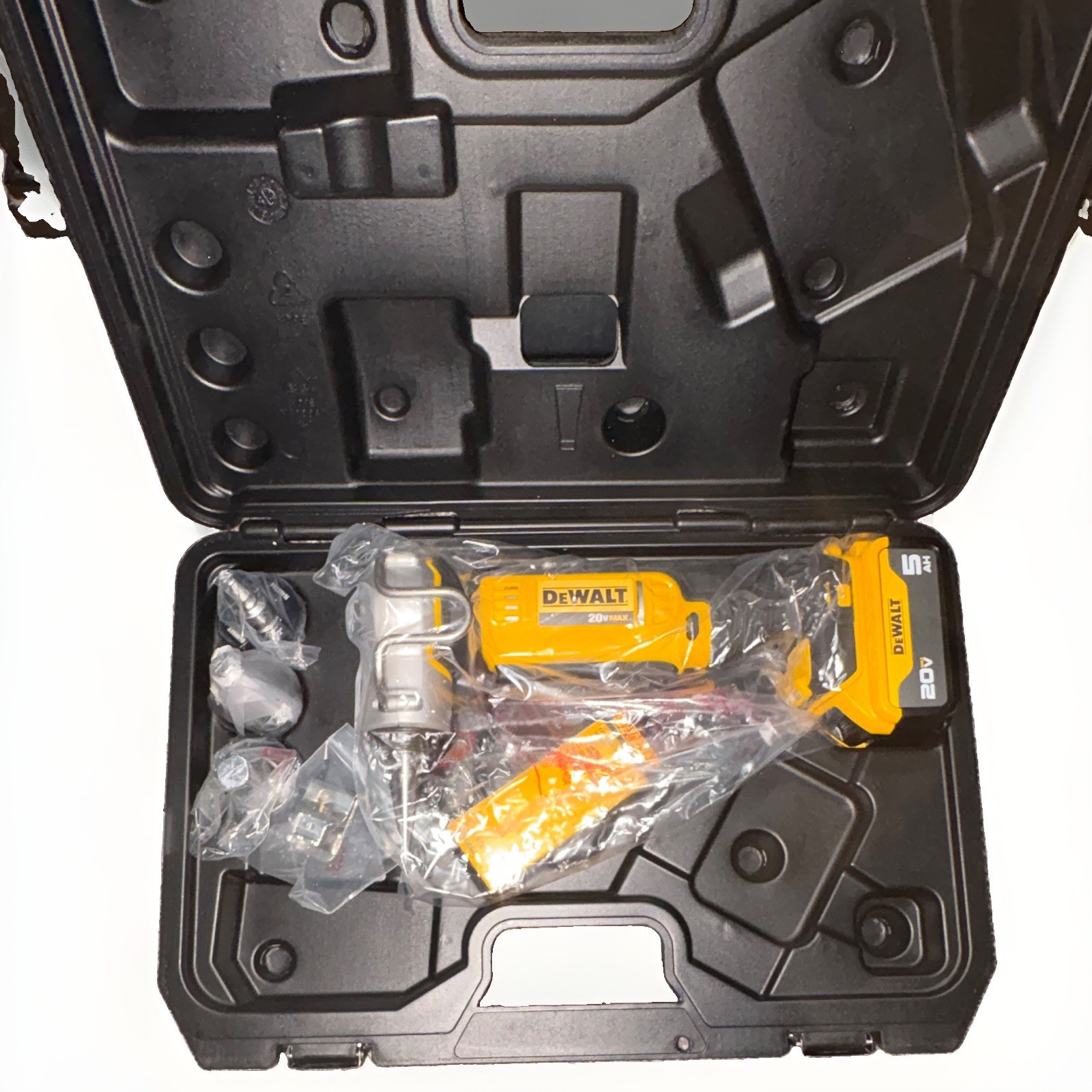 DEWALT 20V MAX PEX Expander Kit DCE400 DCE400GR w/ 5.0Ah Battery Cones Case NEW