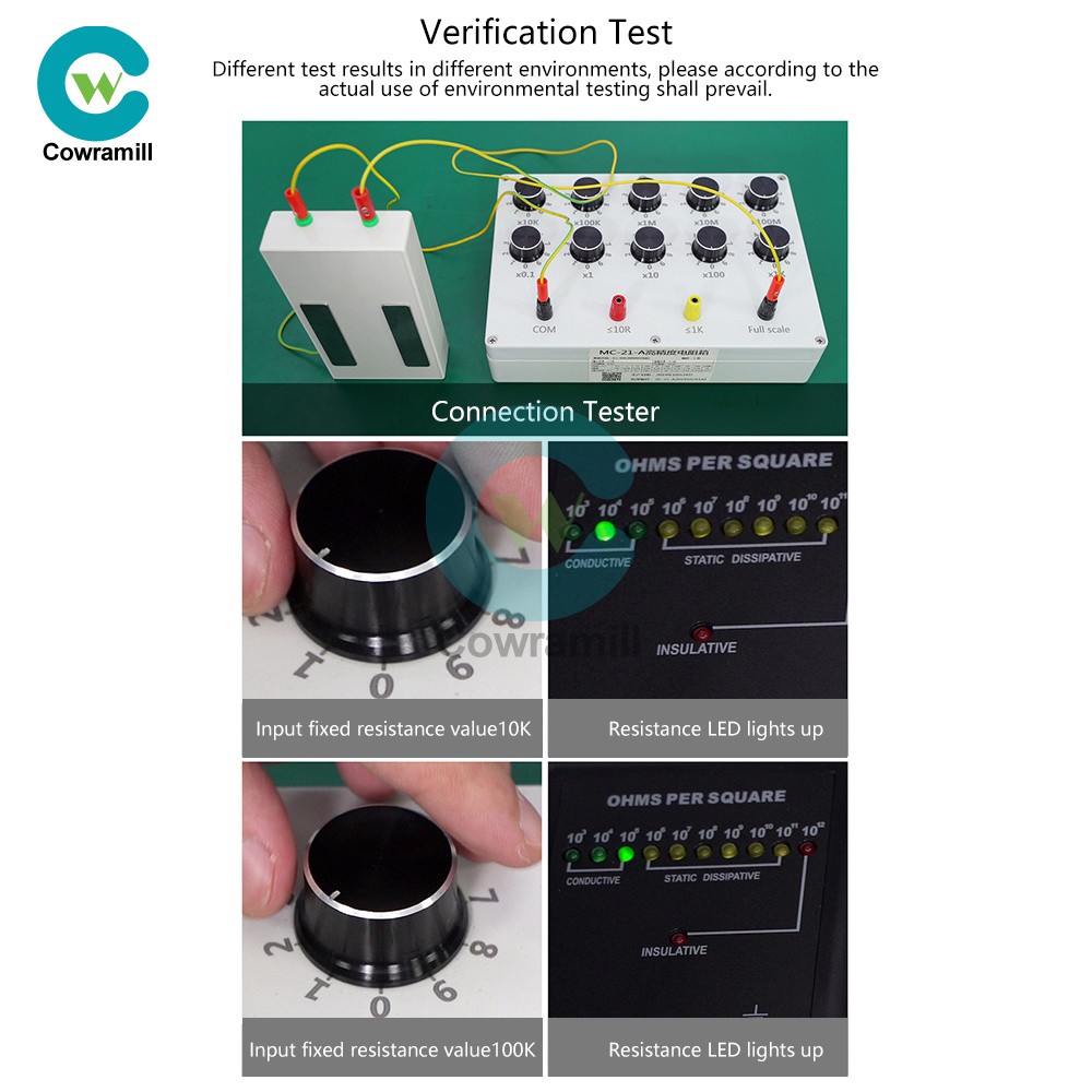 Static Resistance Tester Static Antistatic Impedance Tester DS Resistance Meter