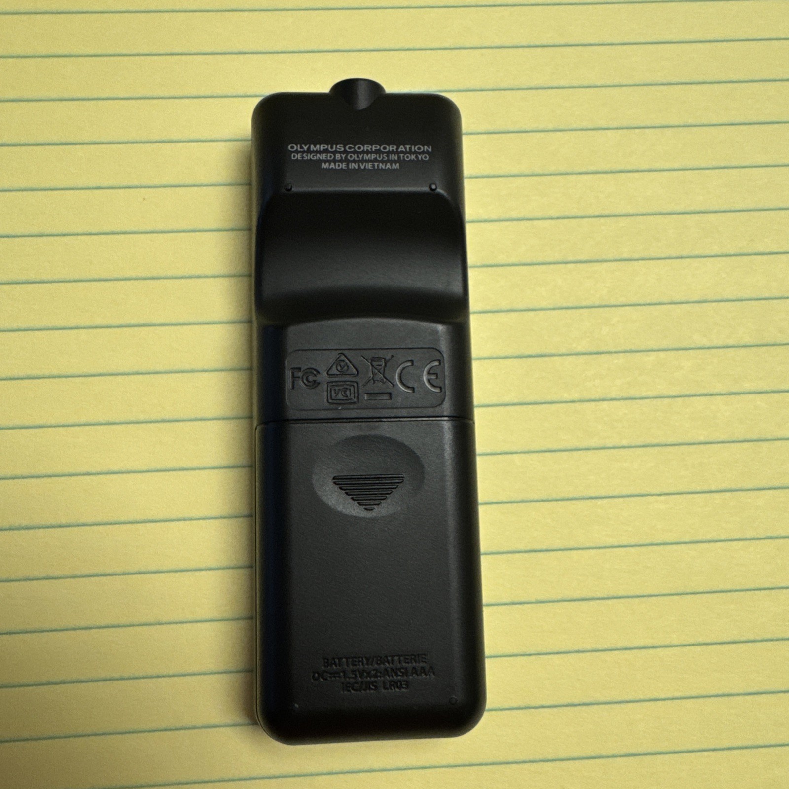 Olympus VN-541PC Digital Voice Recorder Tested Working Black