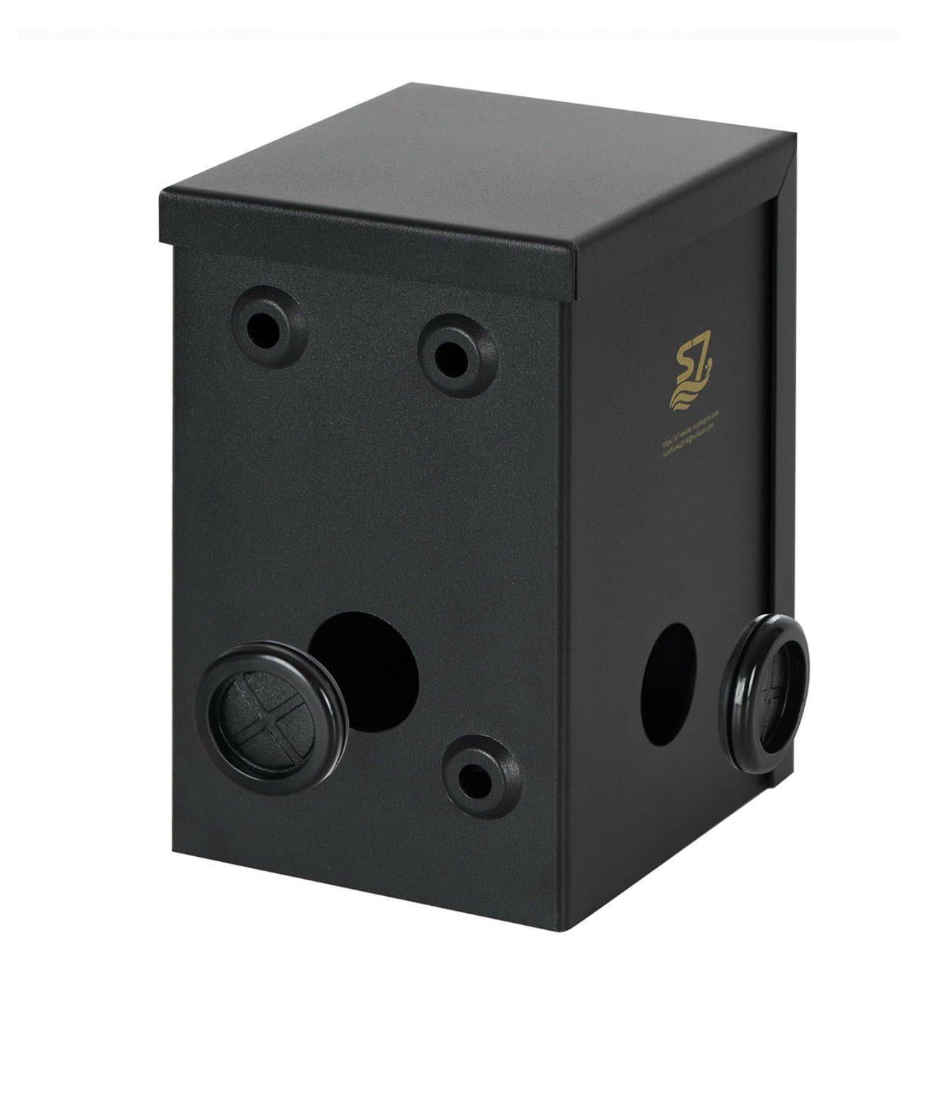 50A Generator Power Inlet Box NEMA S7Power Inlet Box 3 Prong Black