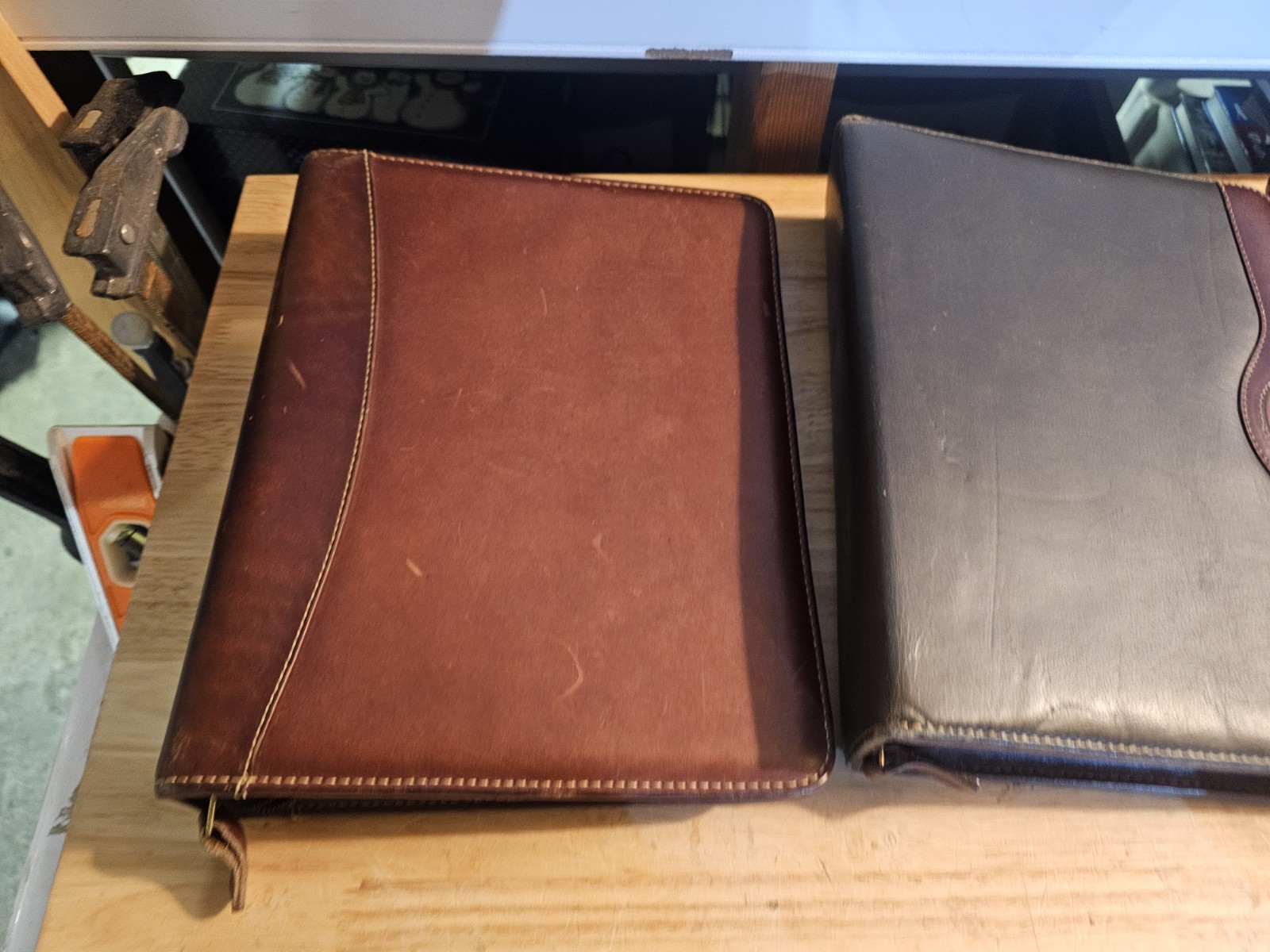 Lot of 6 Vintage Franklin Quest & Franklin Covey Leather Planner Binders…