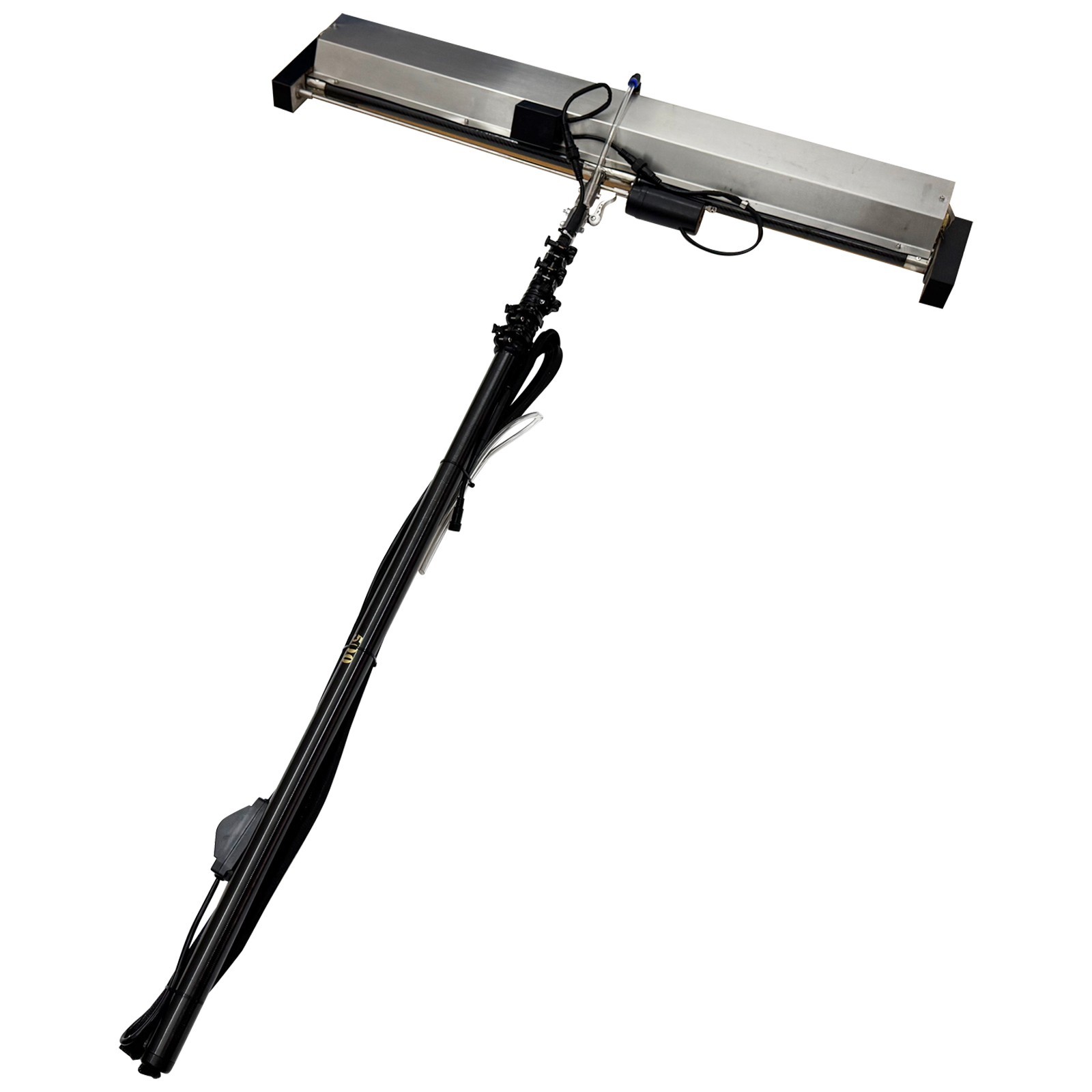 11.5FT/3.5Meters Automatic Solar Panel Cleaner Electric Roller Brush with 110V