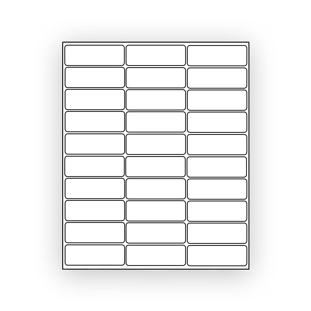 600 EcoSwift Shipping Labels 2 5/8 x 1 inches Mailing 2.625 x 1 inch, White