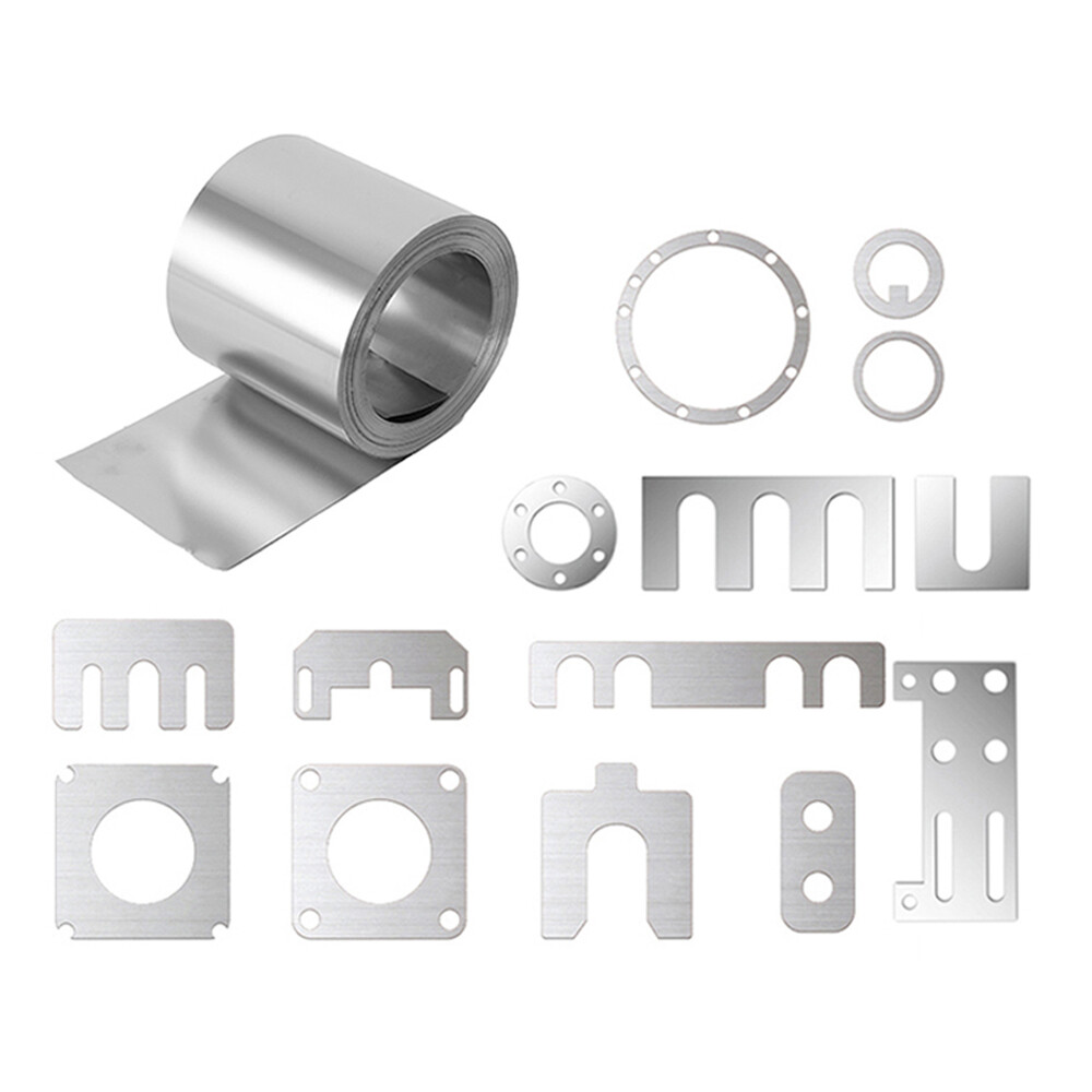 0.1mm – 1mm Thick 304 Stainless Steel Flat Bar Metal Strip Sheet Foil Band Roll