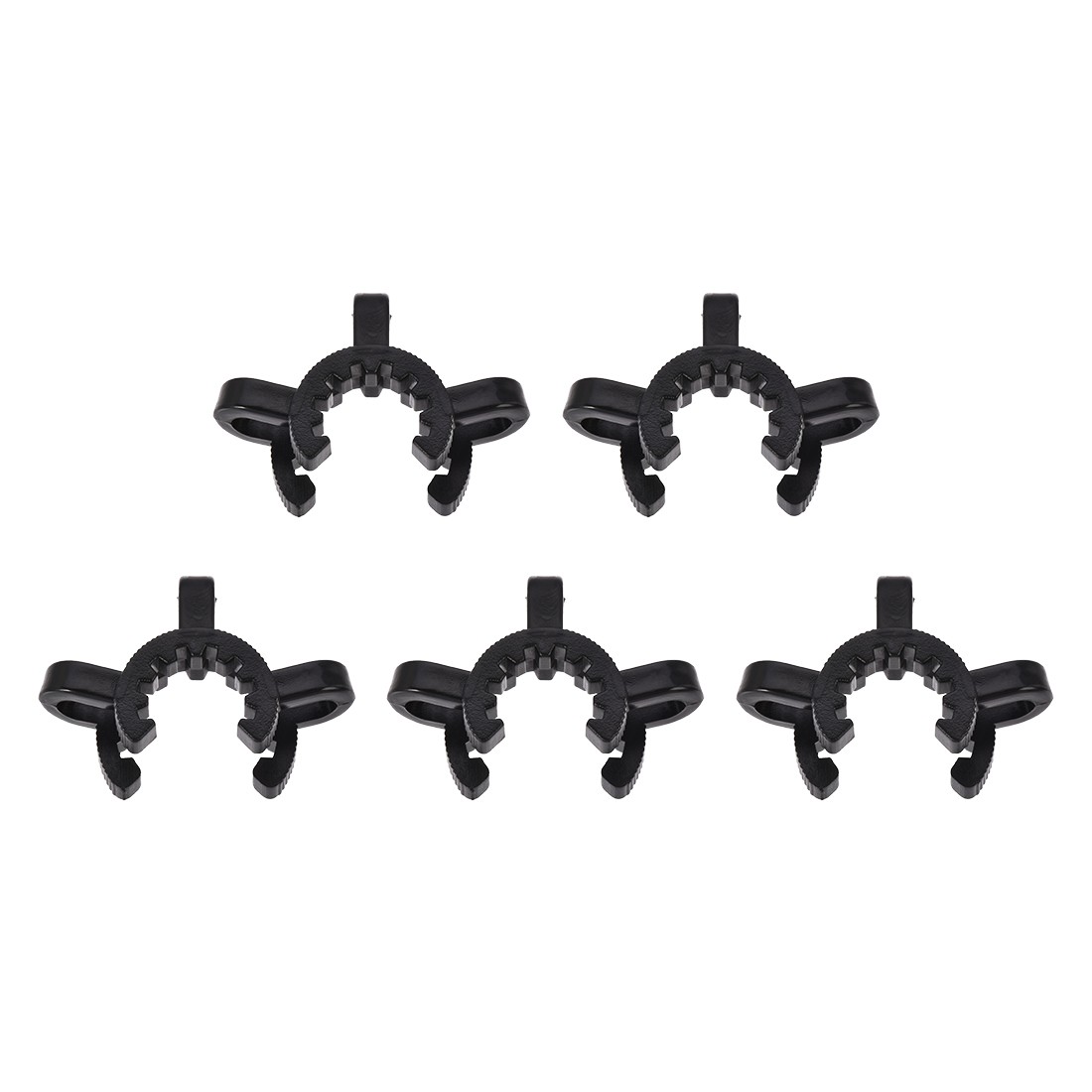 5Pcs Lab Joint Clip Plastic Clamp for 14/20 or 14/35 Glass Taper Joints Black