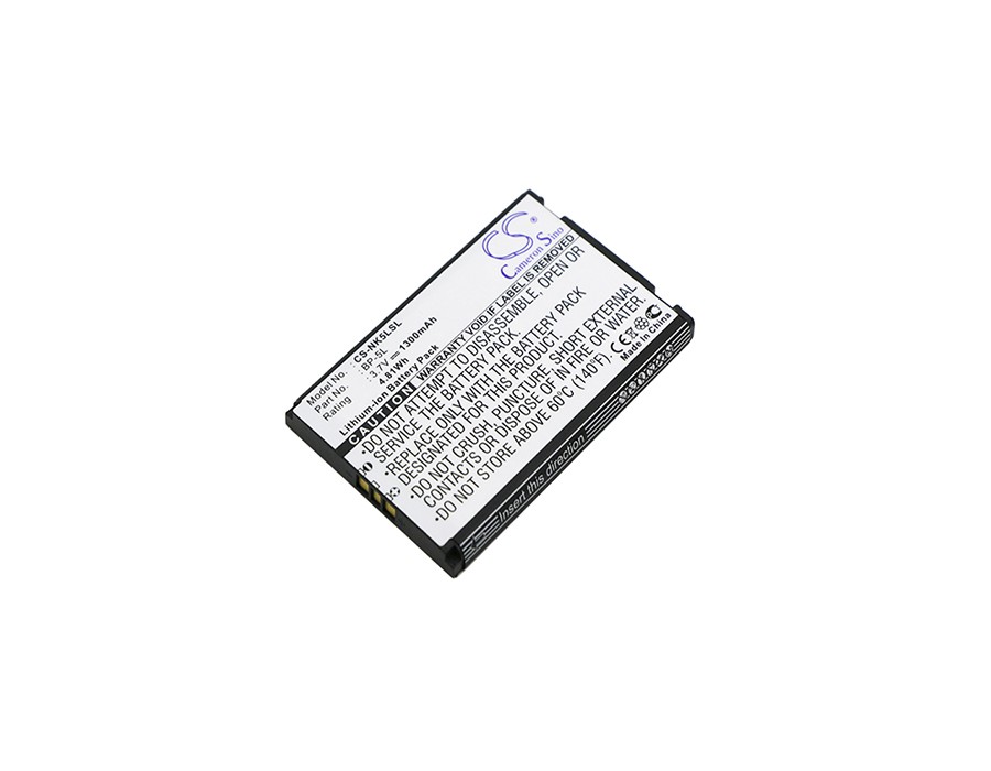 Battery for Nokia 770,7700,7710,9500,E61,E62,N800,N92 P/N:BP-5L 1300mAh