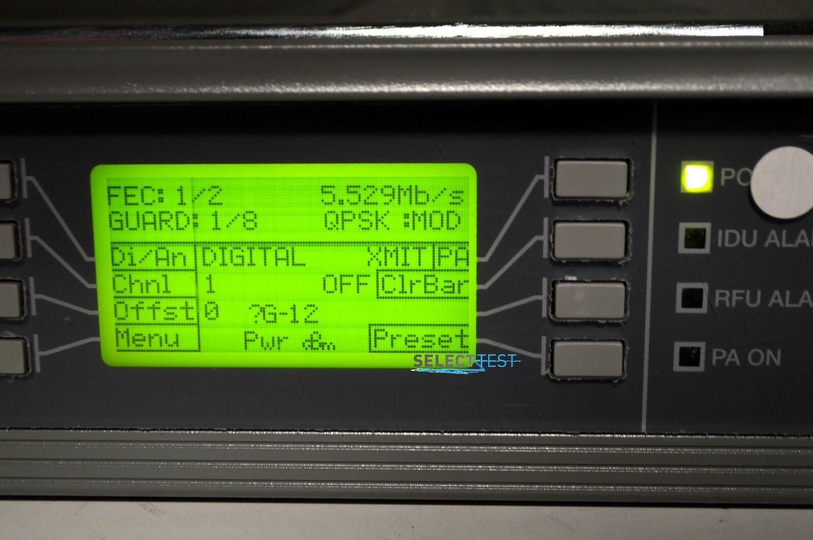 MICROWAVE RADIO COMMUNICATIONS CODERUNNER 4 ANALOG AND DIGITAL CENTRAL RECEIVER