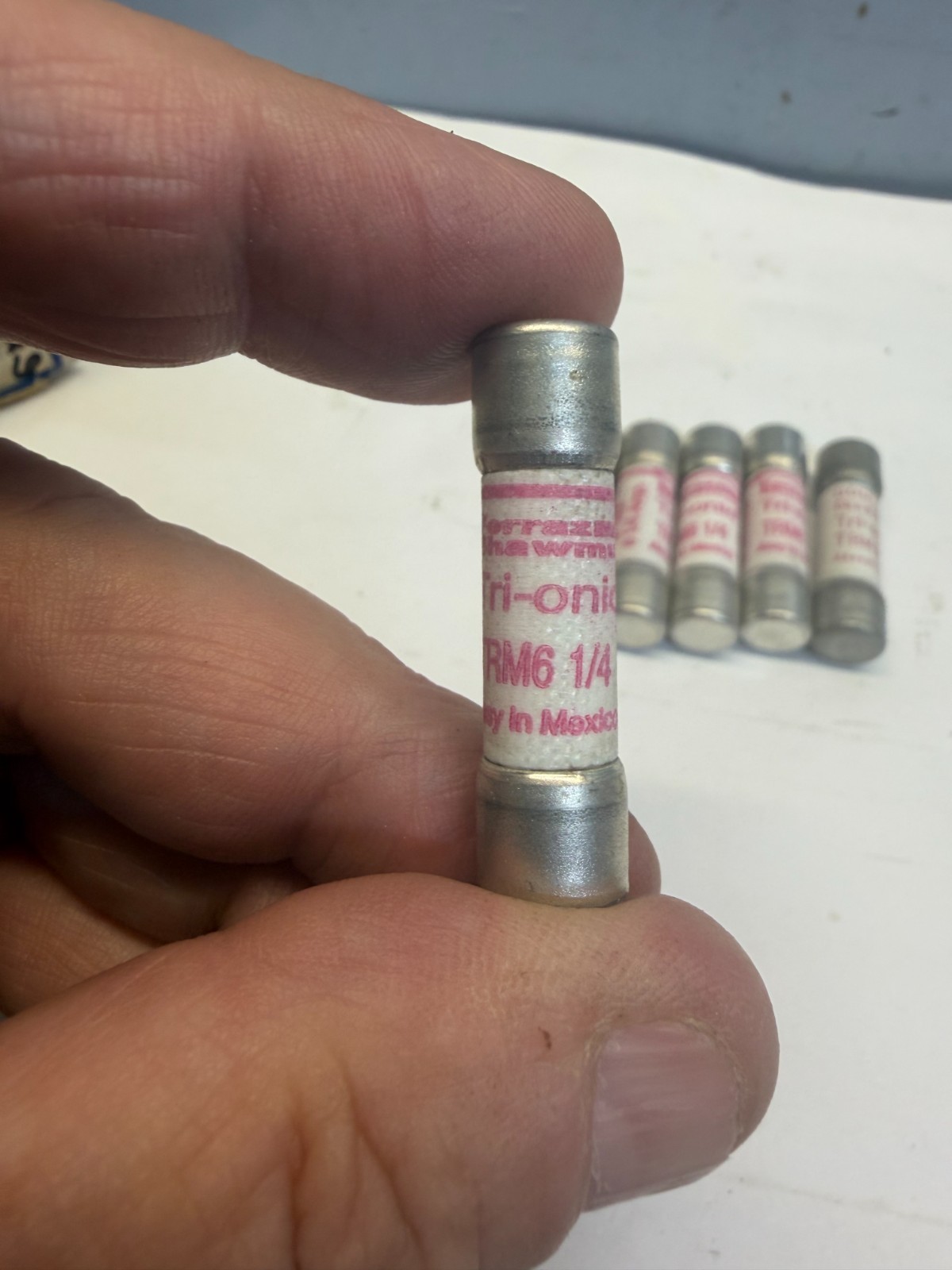 Mersen/Ferraz Shawmut TRM 6-1/4 Tri-Onic Fuses (LOT OF 6) 6-1/4A/250V FREE SHIP
