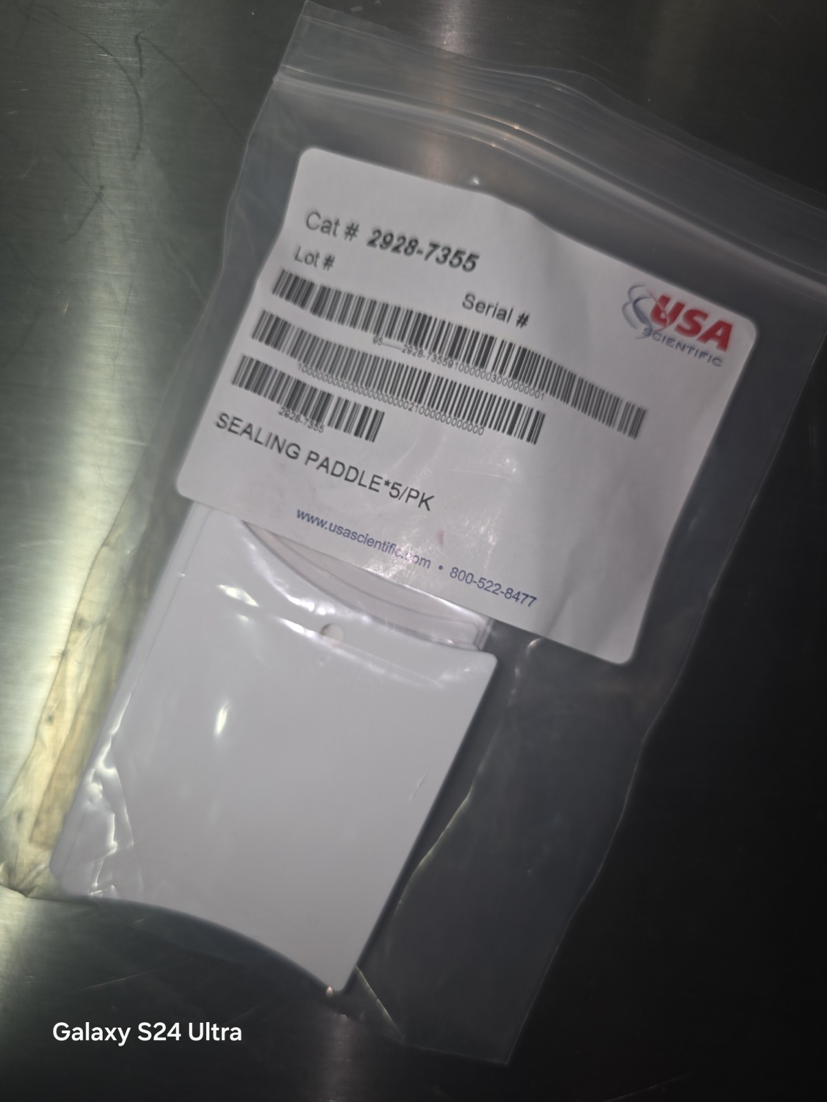 USA Scientific 2928-7355 Sealing Paddle 5/Pack New Laboratory Microplate Sealing