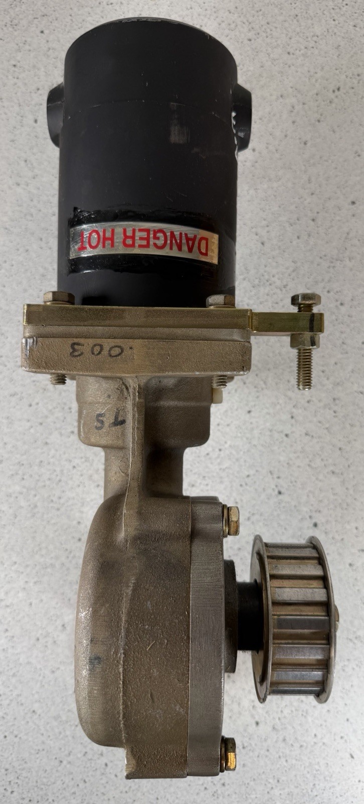 No Name Right Angle Motor Eng. WD15304/001 (WC15087/00*) Untested!!