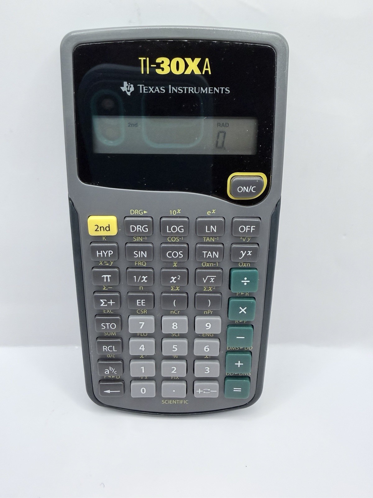 TEXAS INSTRUMENTS TI-30Xa POCKET SOLAR SCIENTIFIC CALCULATOR IN CASE