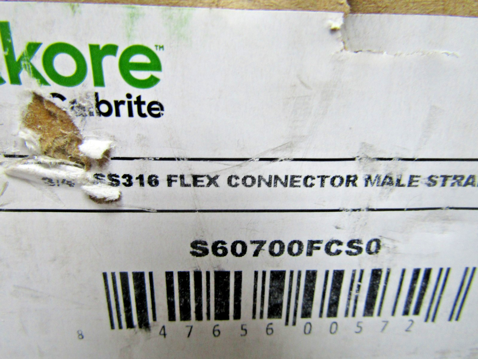 ✌️NEW ATKORE 3/4″ LIQUID-TIGHT CONNECTOR STAINLESS S60700FCS0 FLEX CONDUIT