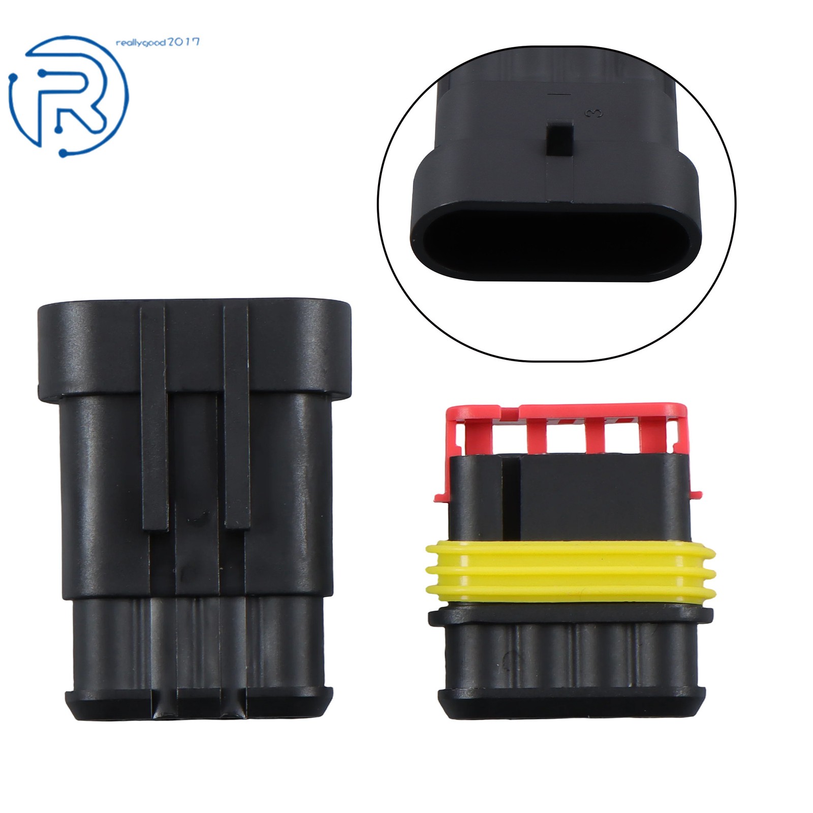 800Pcs Waterproof Automotive Electrical Wire Connectors Plug Kit 1/2/3/4/5/6 Pin