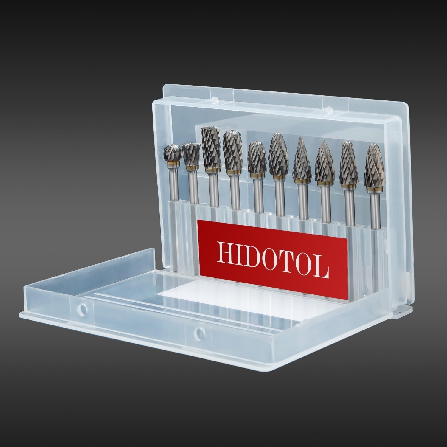 Aluminum Cutting Bits Carbide Burr Set 10 Pieces With 3mm1/8inch For Die Grinder