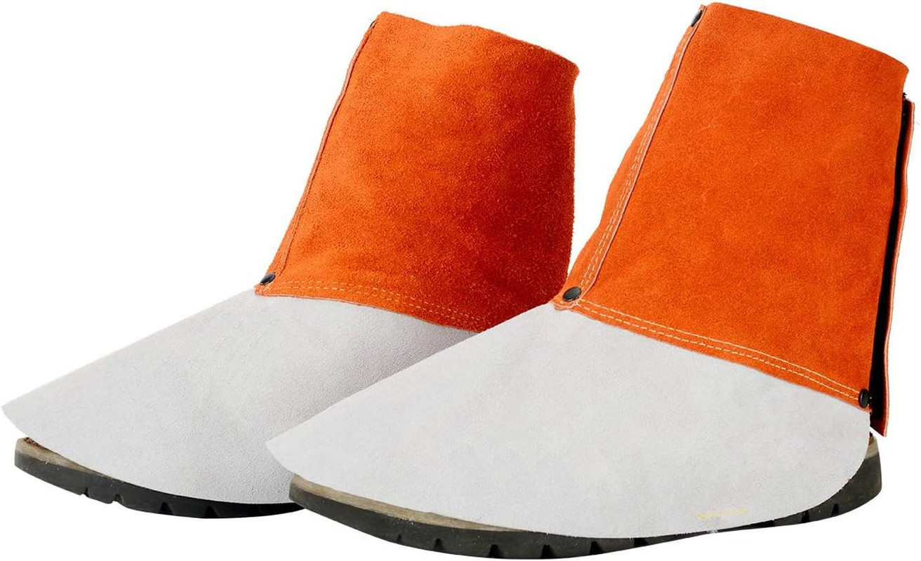 Leather Welding Spats – Heat and Abrasion Resistant Welding Boot Covers – Shoes