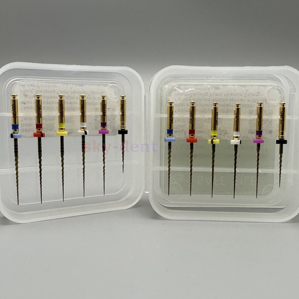 6pcs/Box Dental Endo Rotary Files SX-F3 NITI Root Canal Safe Files 21/25/28/31mm