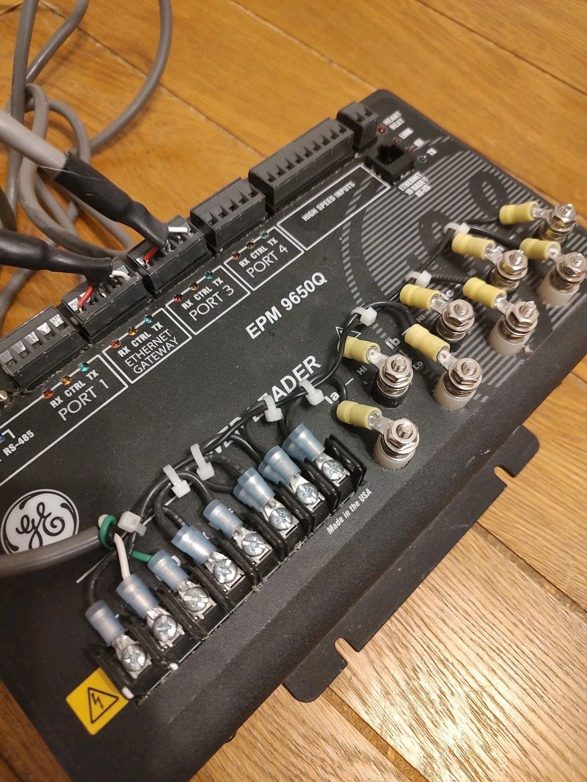 GE NEXUS 1250-G-D2-60HZ-INP10-2MEG / EPM 9650Q / POWER INPUT 90-276V AC OR DC