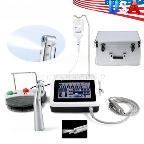 Dental Implant Surgical Brushless Motor + 20:1 LED Contra Angle Handpiece