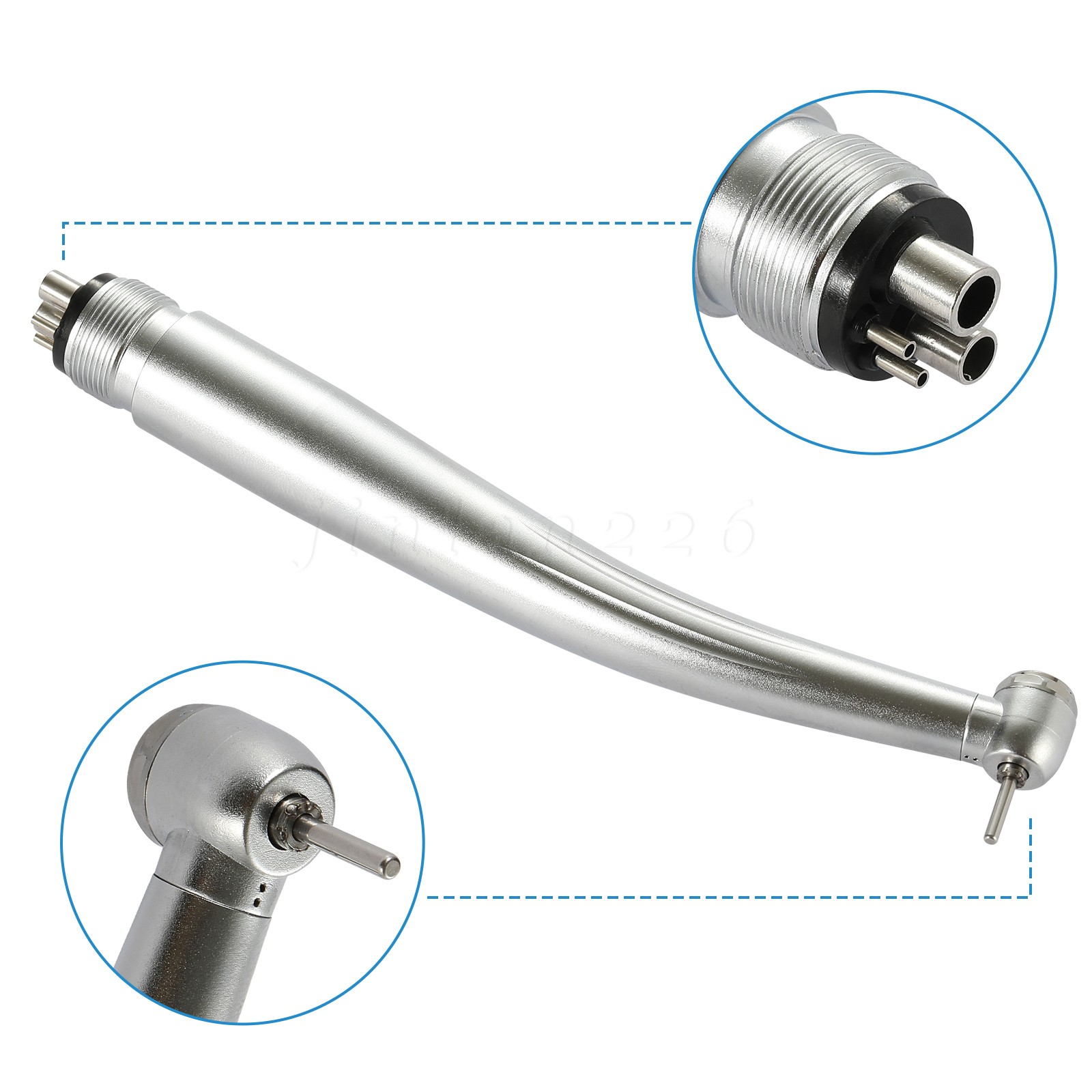 Yabangbang Dental Handpiece Small High Speed Turbine 4Hole NSK Style Mini Head