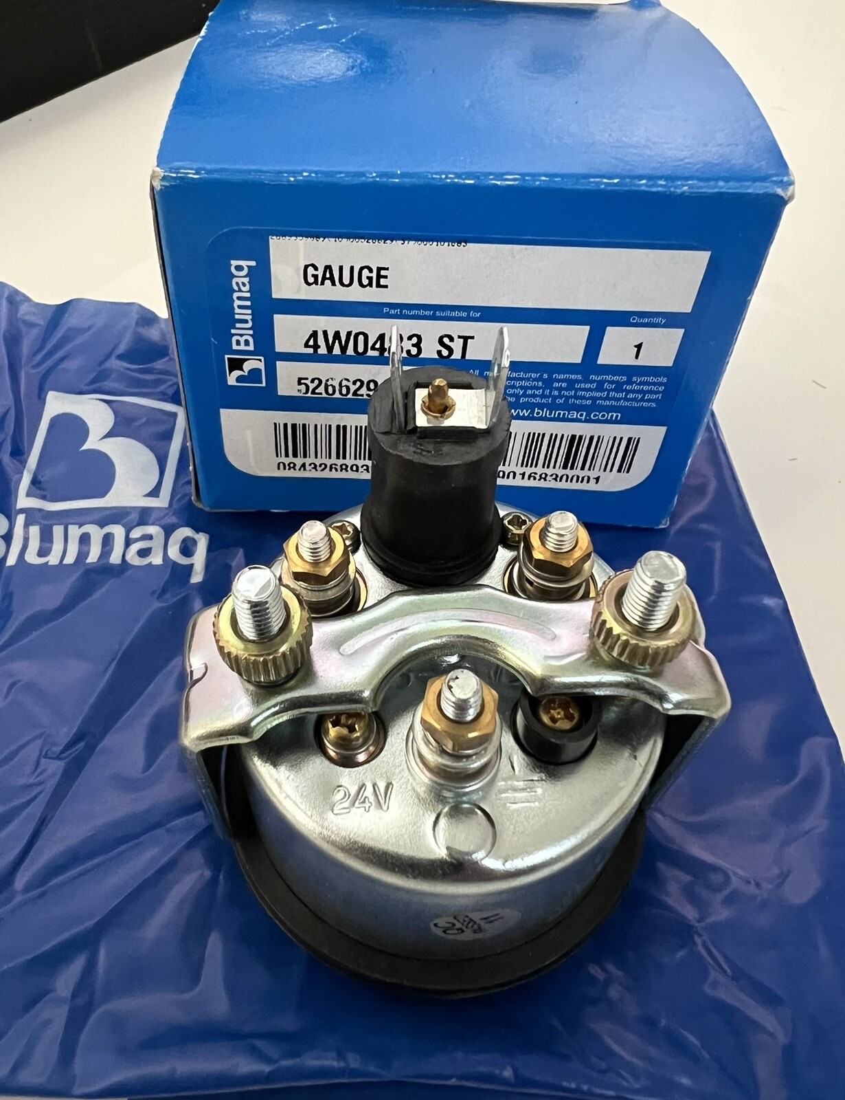 CATERPILLAR GAUGE INDICATOR COOLANT TEMPERATURE 4W-0483 D5H D6M D6H D6M D8N D8R