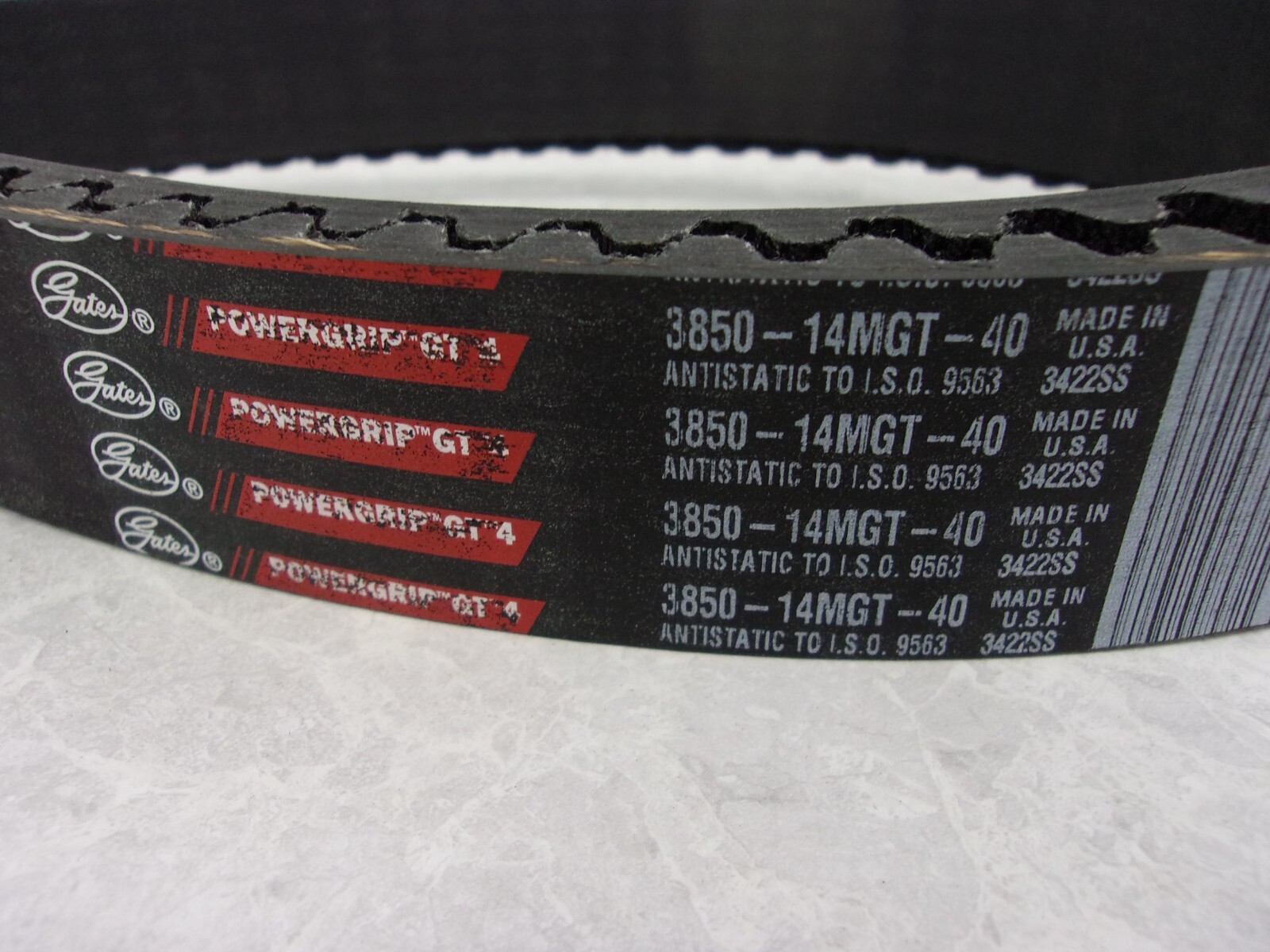 GATES 3850-14MGT-40 POWERGRIP GT 3 TIMING BELT, 0466B