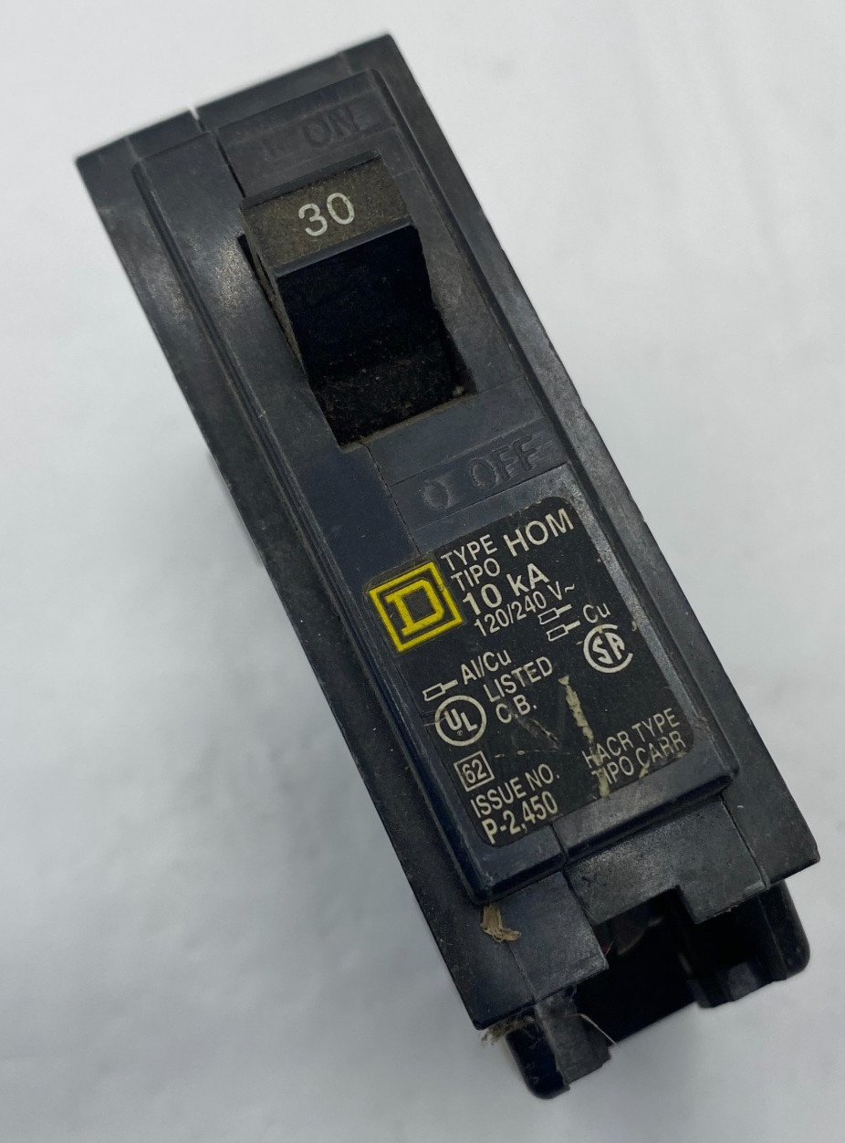Square D HOM130 DP-4075 30A 120V 1P/ HOM130