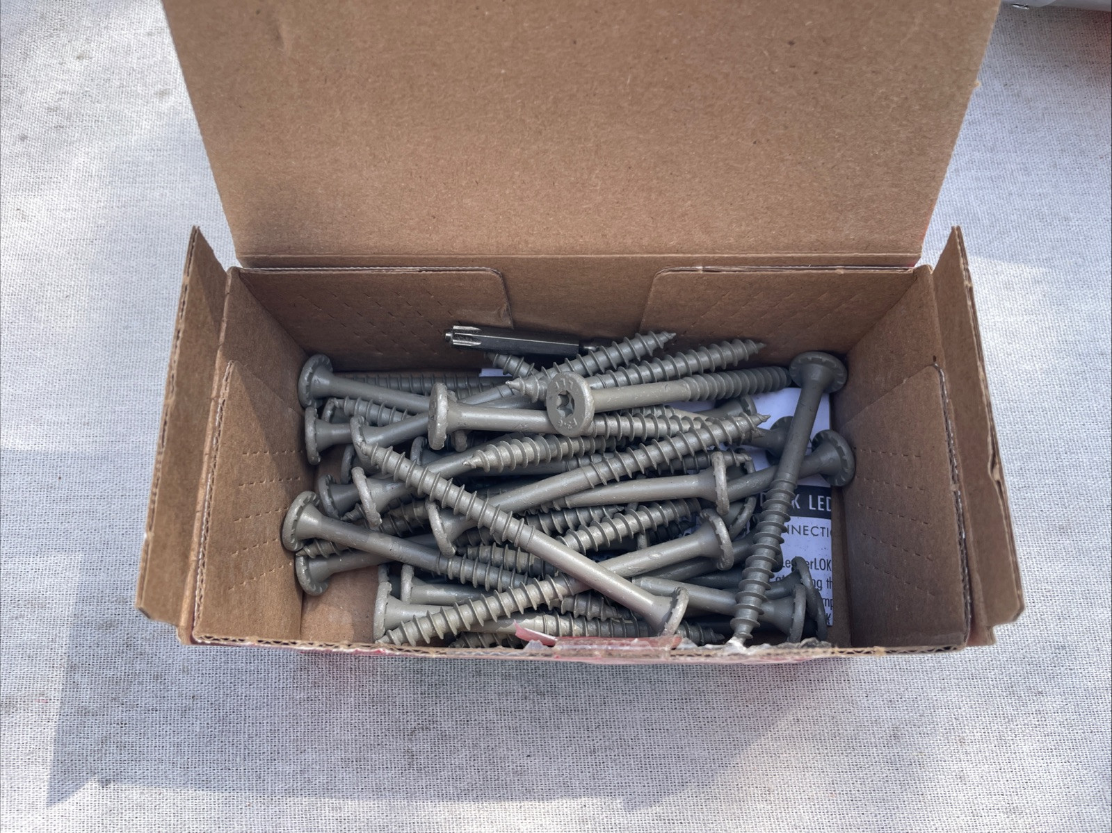 FastenMaster 3 5/8” Ledgerlok Screw – Pack of 38 Wood Deck Ledger