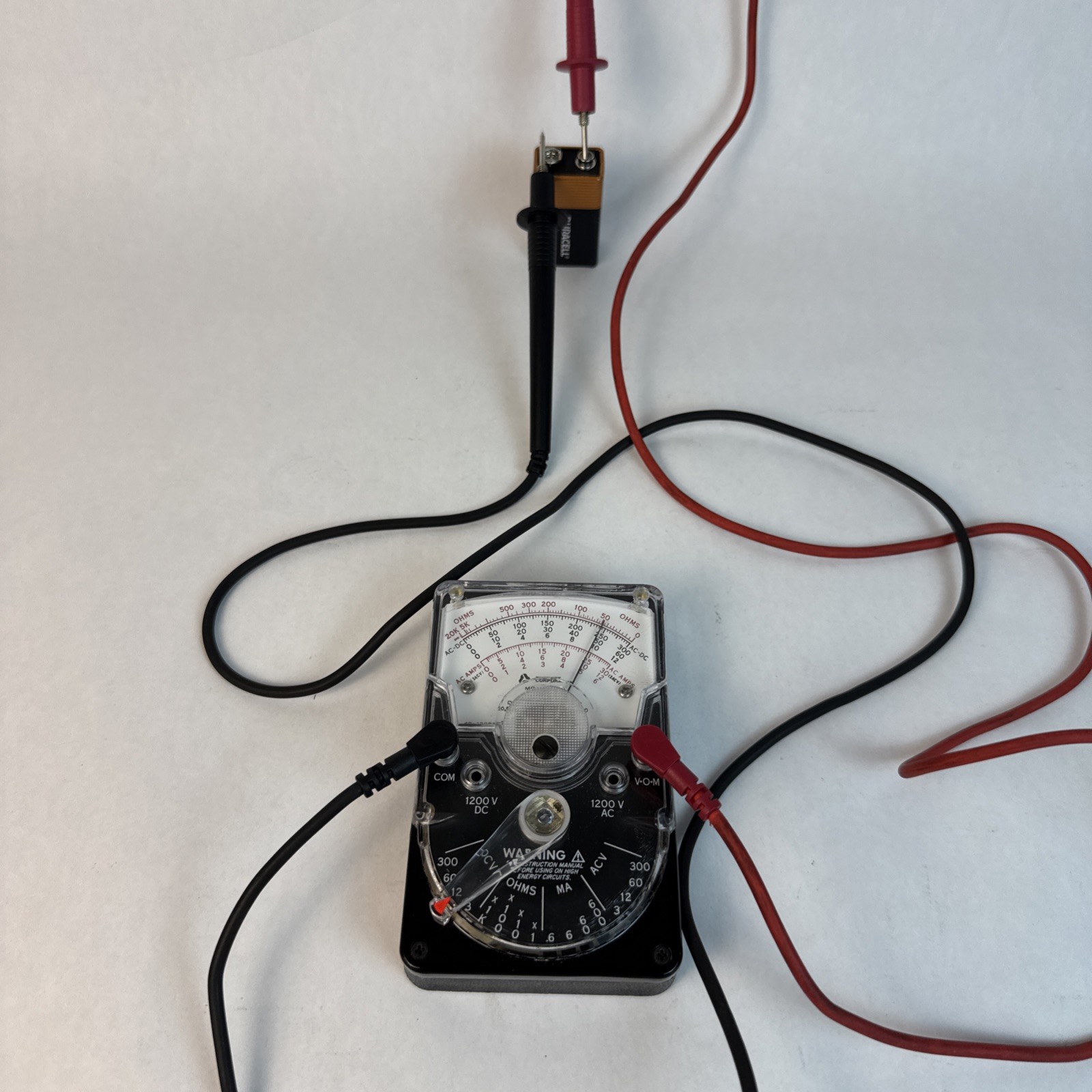 Triplett Model 310 Vintage Multimeter with Probes – New Batterys- Works Perfect!