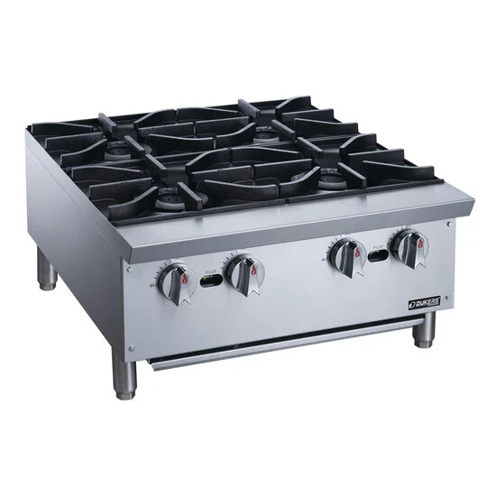 24″ Dukers Hot Plate with 4 Burners