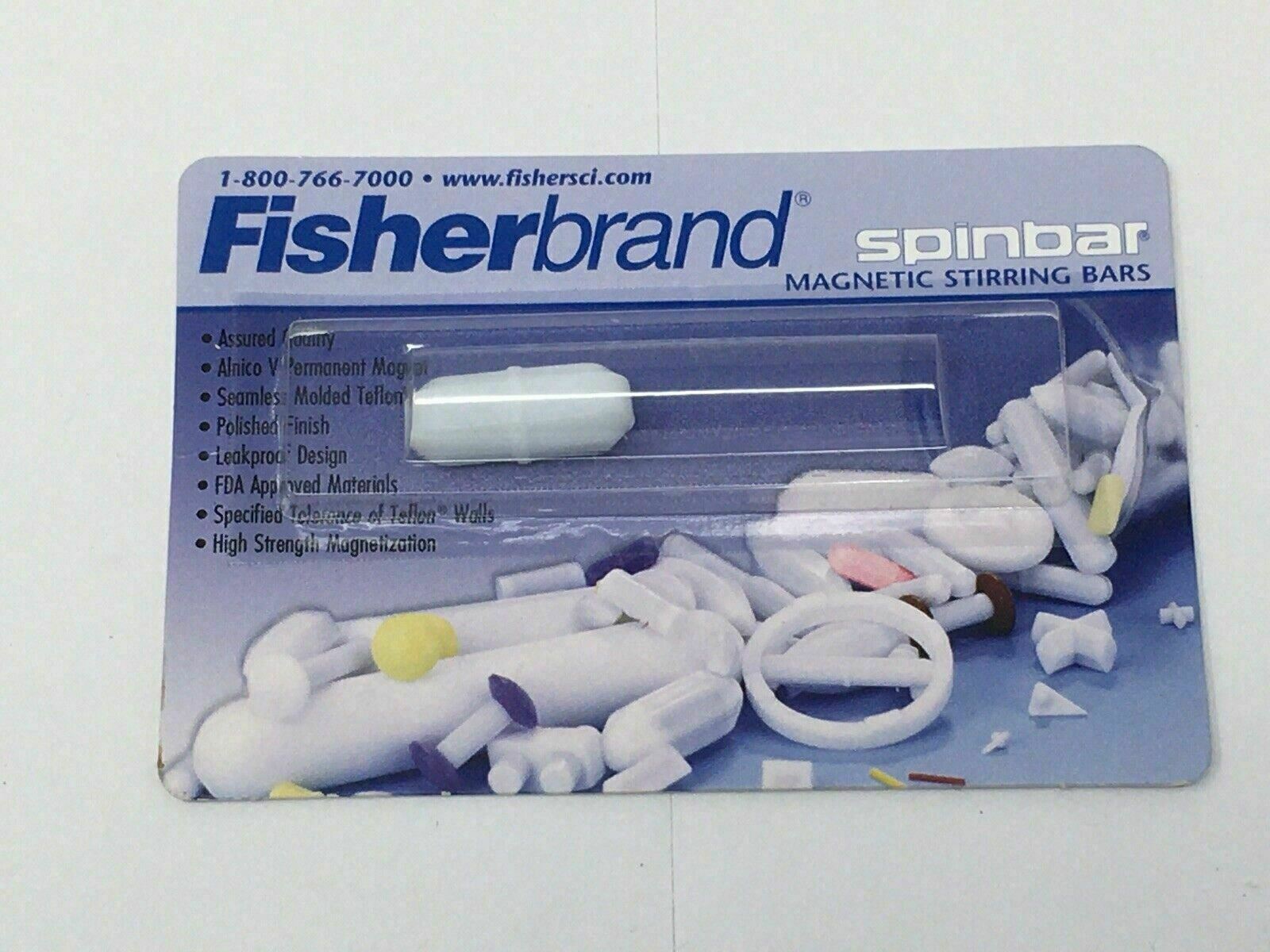 New Fisher Fisherbrand #1451351 Magnetic Pill Stirring Bar SpinBar for Titration