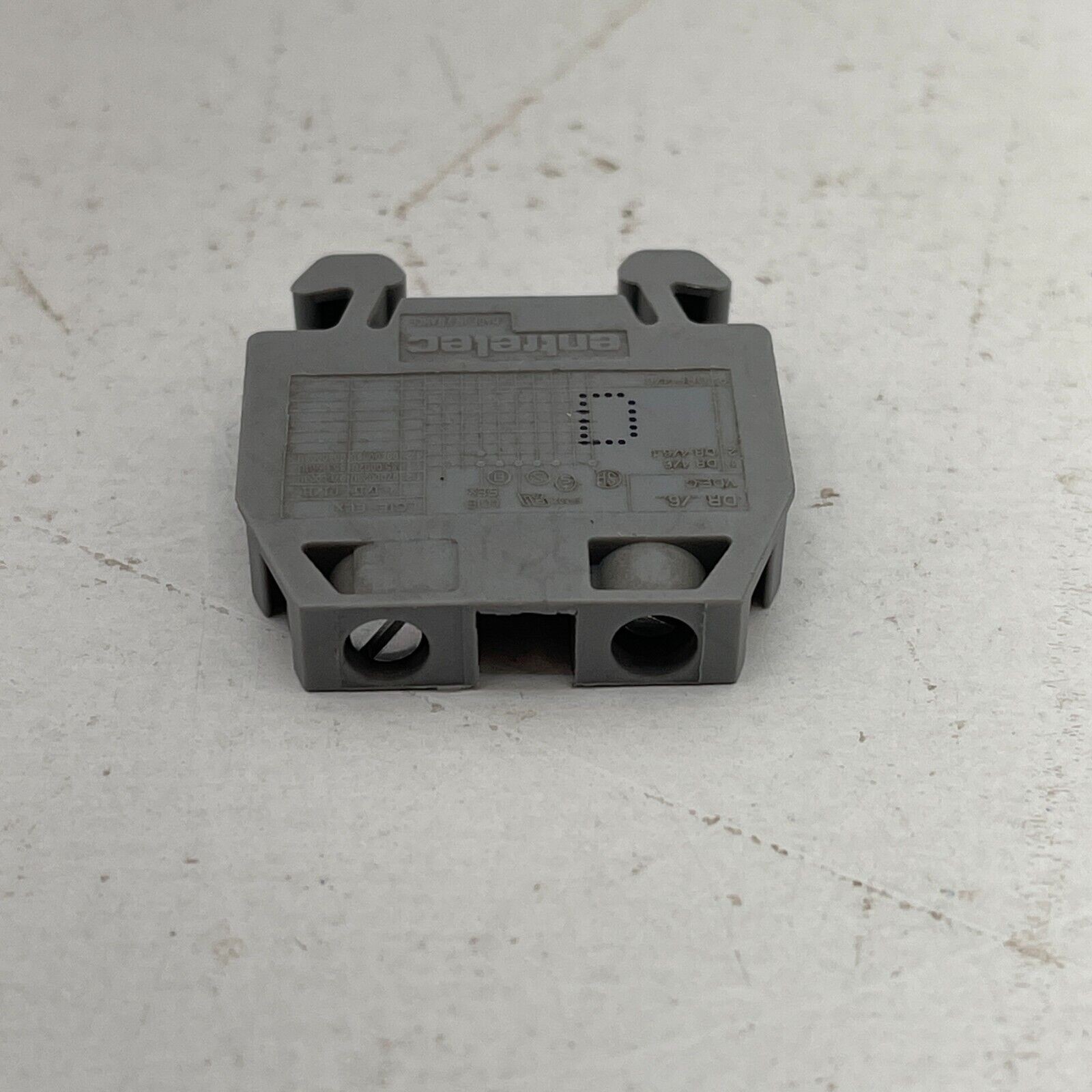 Entrelec SNA Series DIN Rail Terminal Block 4mm², Single-Level Screw Termination