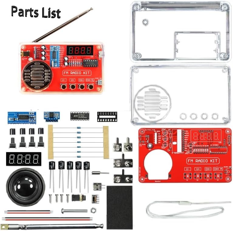 150Hz-20KHz DIY FM Radio Electronic Kit Adjustable Frequency Soldering Project