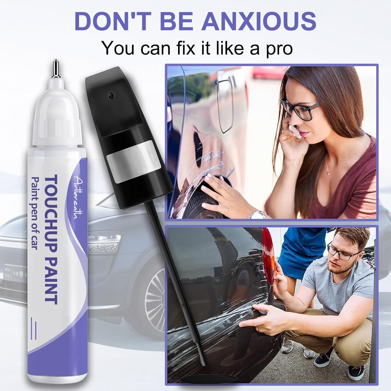 Touch Up Paint for BMW Alpine White (300)-Exact Match–Chips and Nicks TouchUp Pa