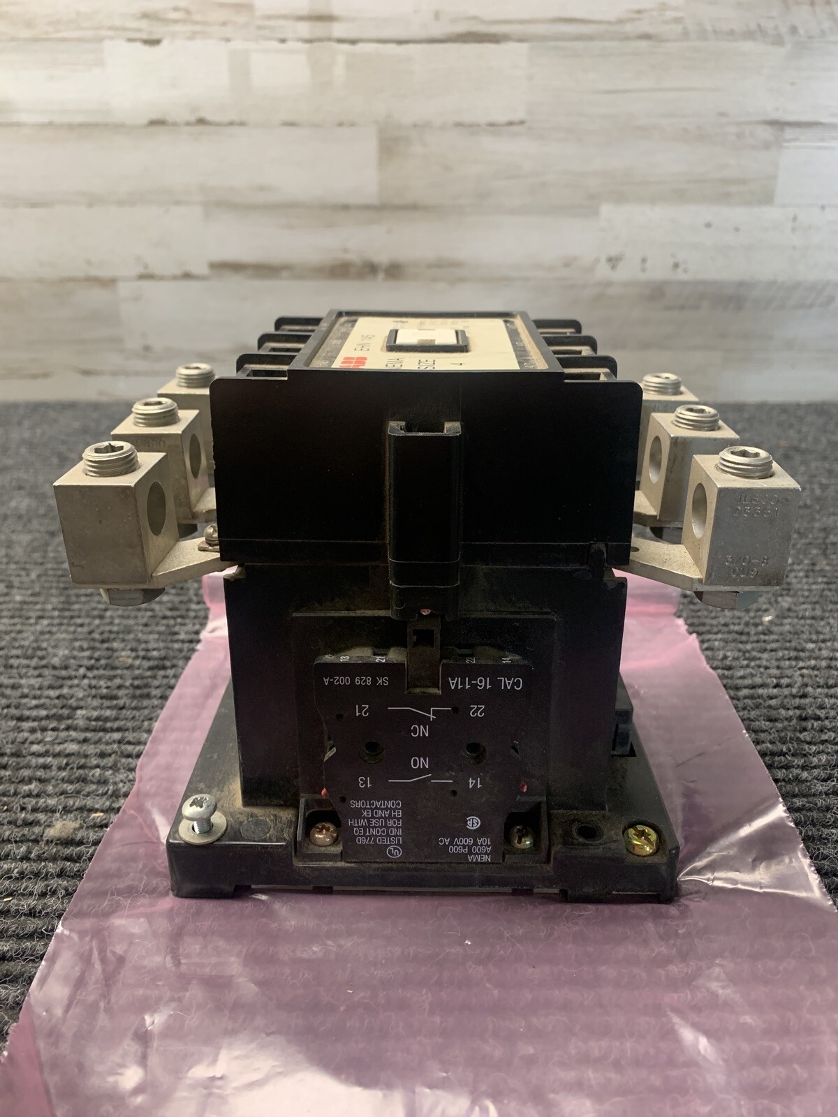 Used ABB EHN145 Nema Size 4 Isolation Contactor MAX. 3 PH Ratings